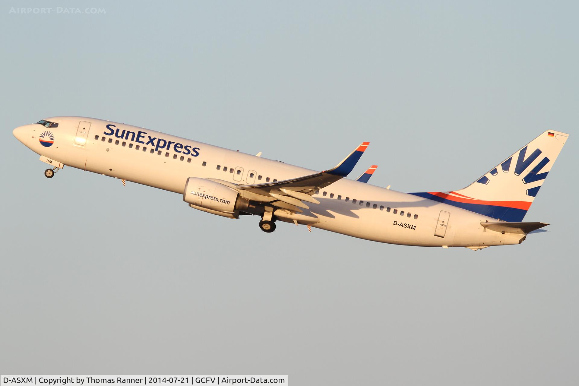 D-ASXM, 2010 Boeing 737-8EH C/N 35836, Sun Express Deutschland B737