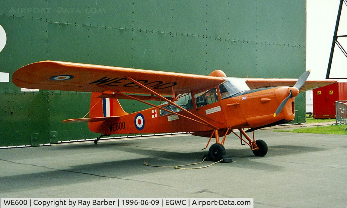 WE600, Auster C-4 Auster T7 Antarctic C/N Not found WE600, Auster T.7 (Unknown) (Royal Air Force) RAF Cosford~G 09/06/1996