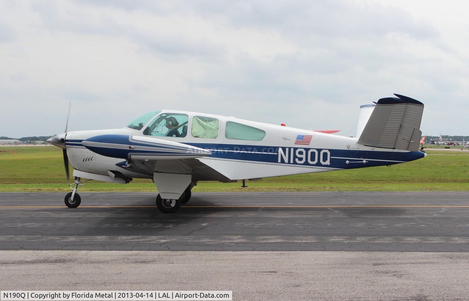 N190Q, 1964 Beech S35 Bonanza C/N D-7551, Beech S35