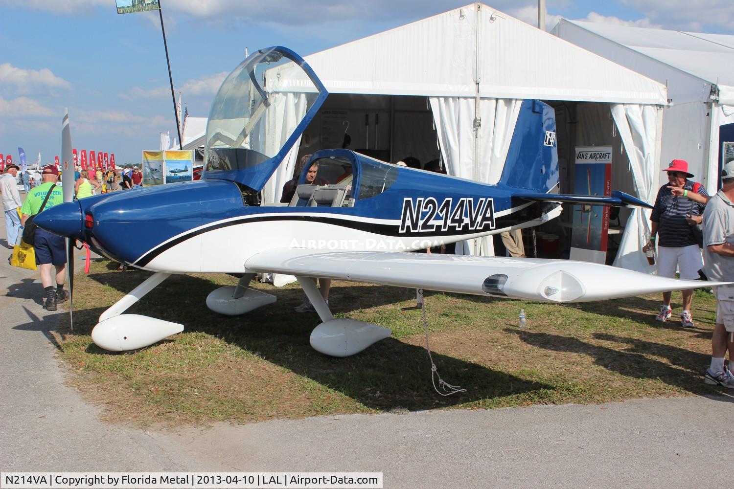 N214VA, 2012 Vans RV-14A C/N 140001, Vans RV-14A