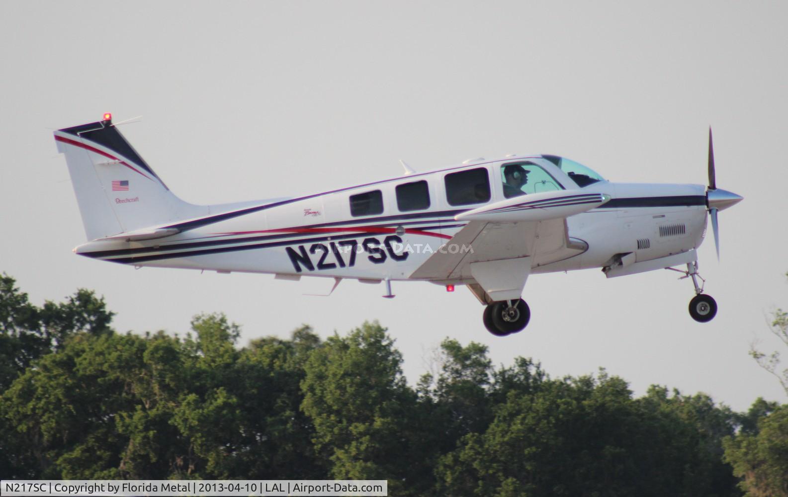 N217SC, 1999 Raytheon Aircraft Company A36 Bonanza C/N E-3221, Beech A36