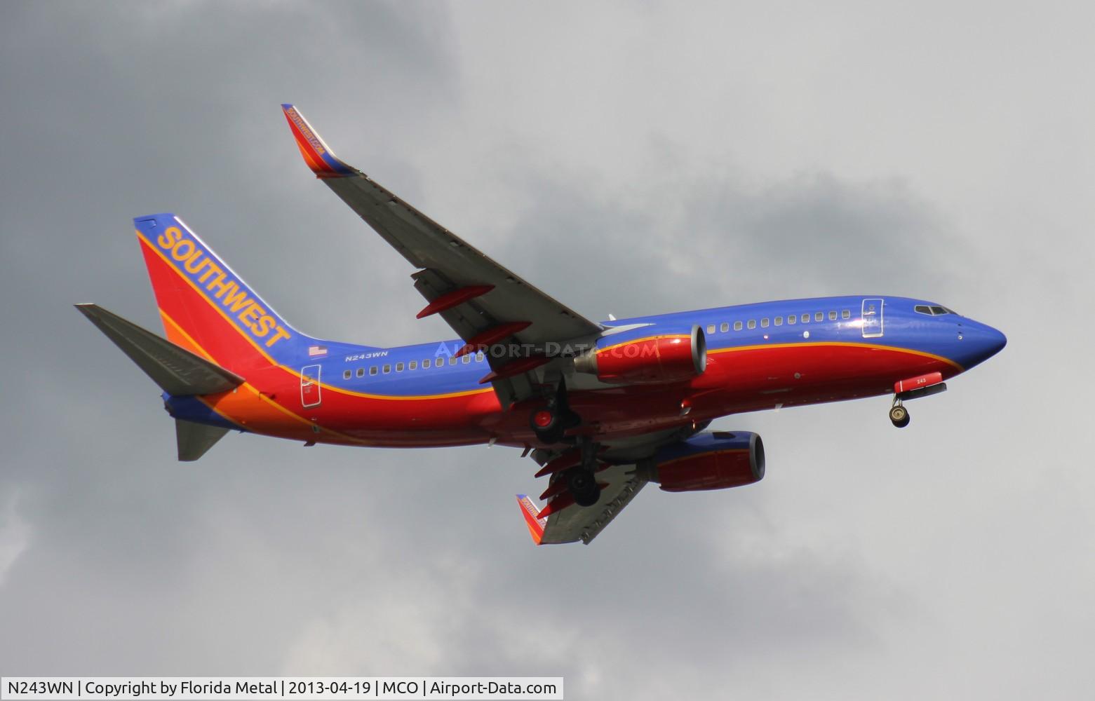 N243WN, 2006 Boeing 737-7H4 C/N 34863, Southwest 737-700