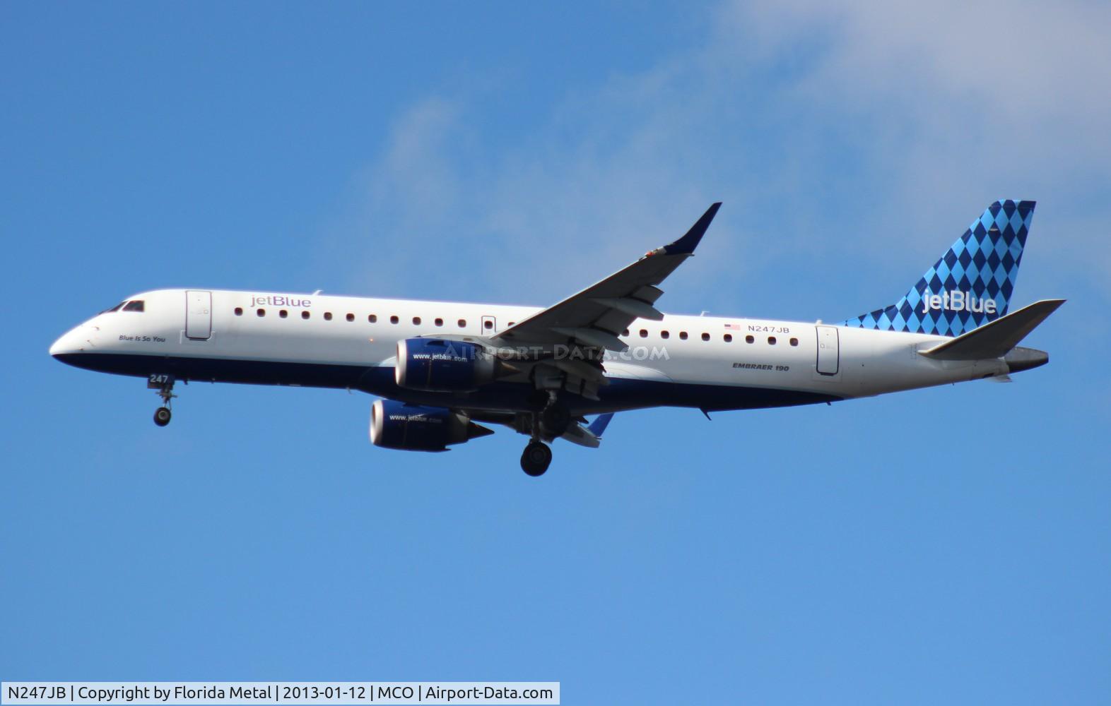 N247JB, 2006 Embraer 190AR (ERJ-190-100IGW) C/N 19000042, Jet Blue E190