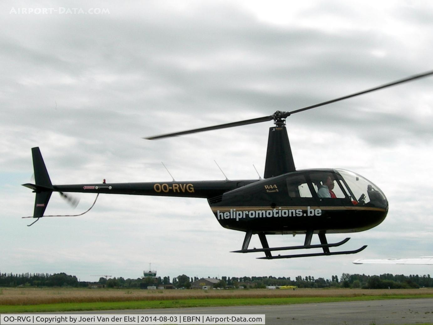 OO-RVG, 2008 Robinson R44 Raven II C/N 12583, Fly-in Koksijde 2014