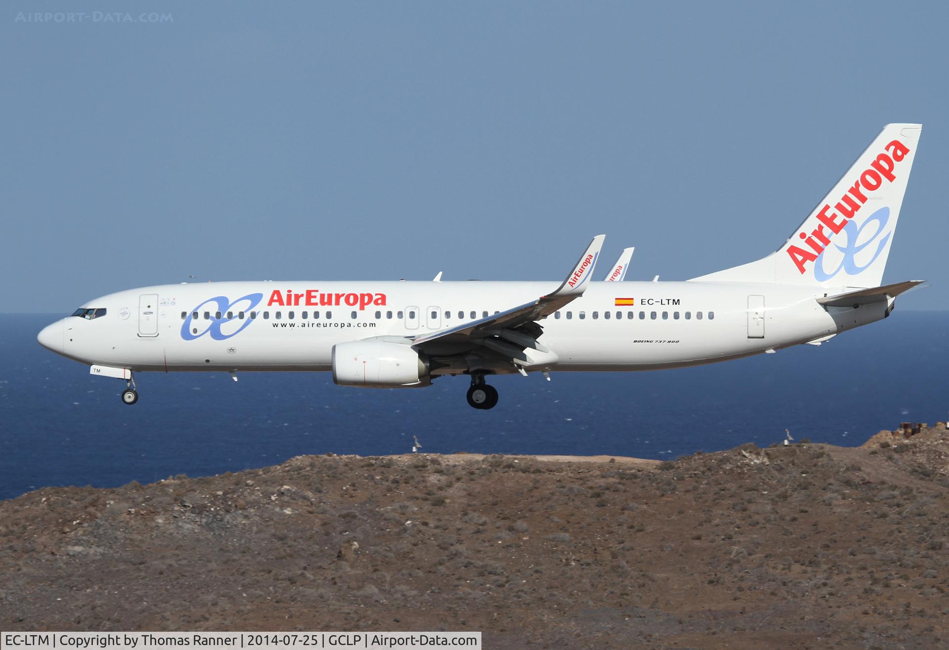 EC-LTM, 2012 Boeing 737-85P C/N 36591, Air Europa B737