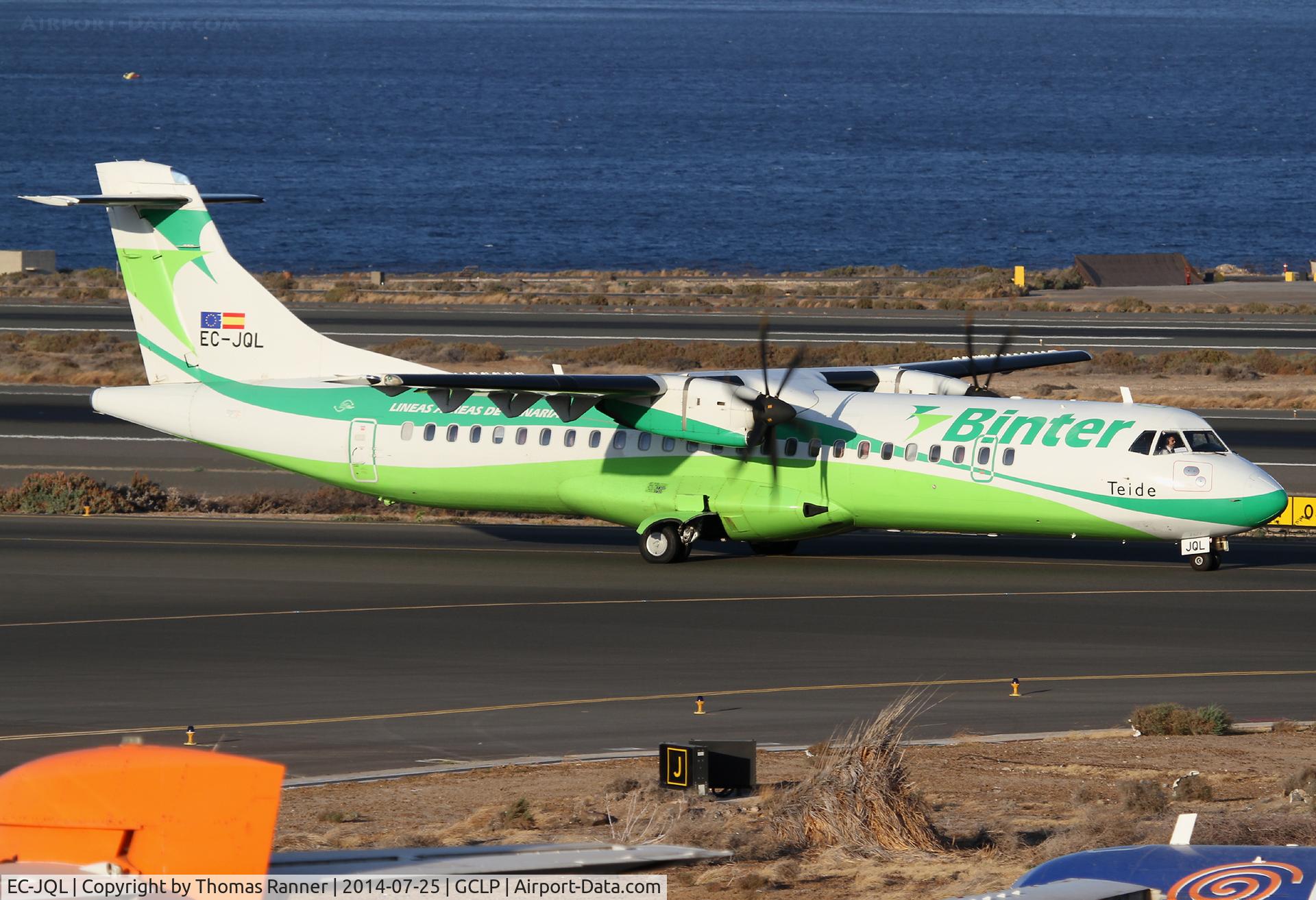 EC-JQL, 2006 ATR 72-212A C/N 726, Binter ATR42