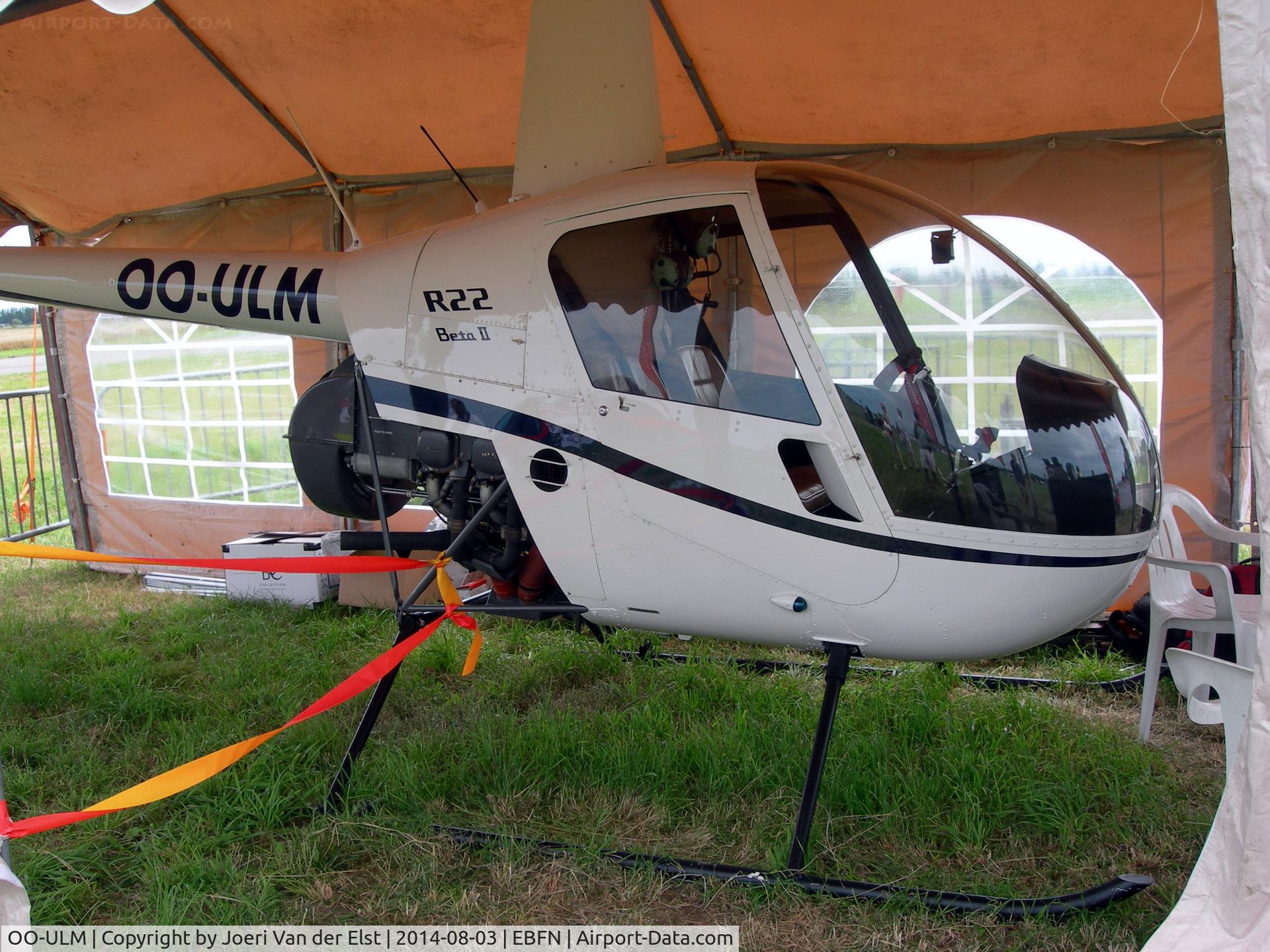 OO-ULM, 2004 Robinson R22 Beta II C/N 3692, Fly-in Koksijde 2014