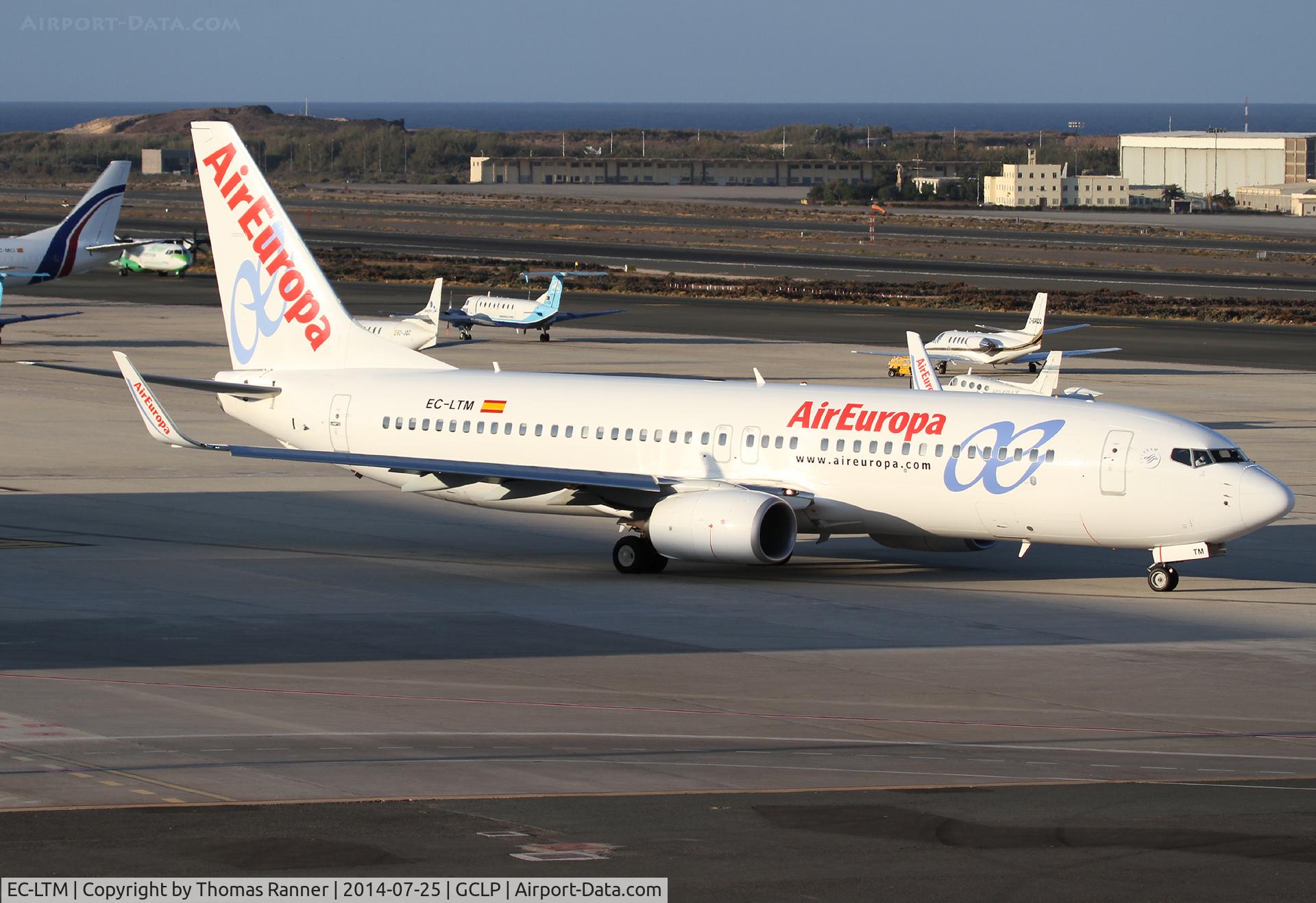 EC-LTM, 2012 Boeing 737-85P C/N 36591, Air Europa B737