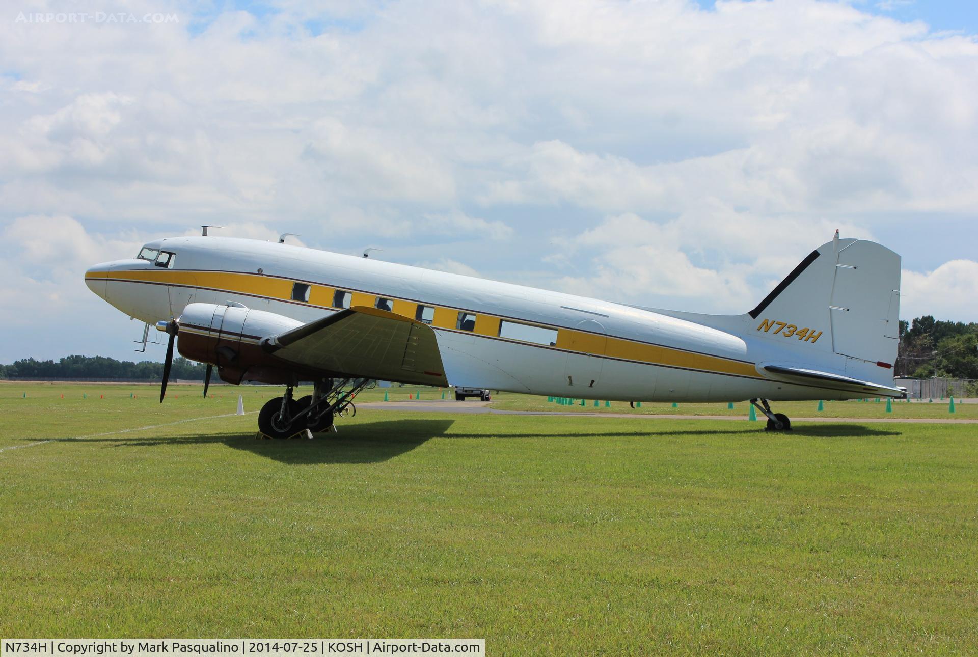N734H, 1942 Douglas DC-3 (C-47-DL) C/N 4727, Douglas DC3