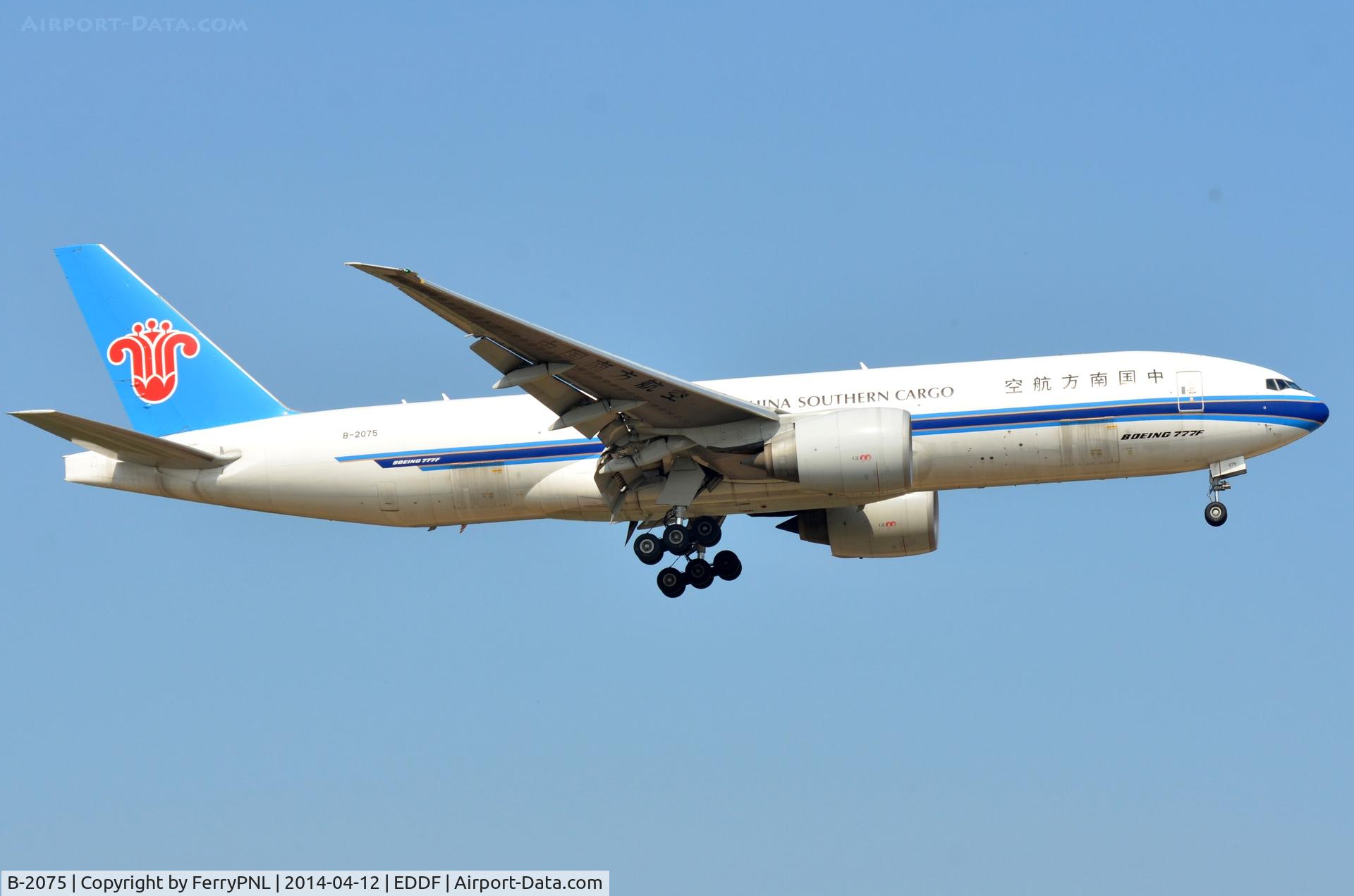 B-2075, 2009 Boeing 777-F1B C/N 37312, China Southern B772 Freighter