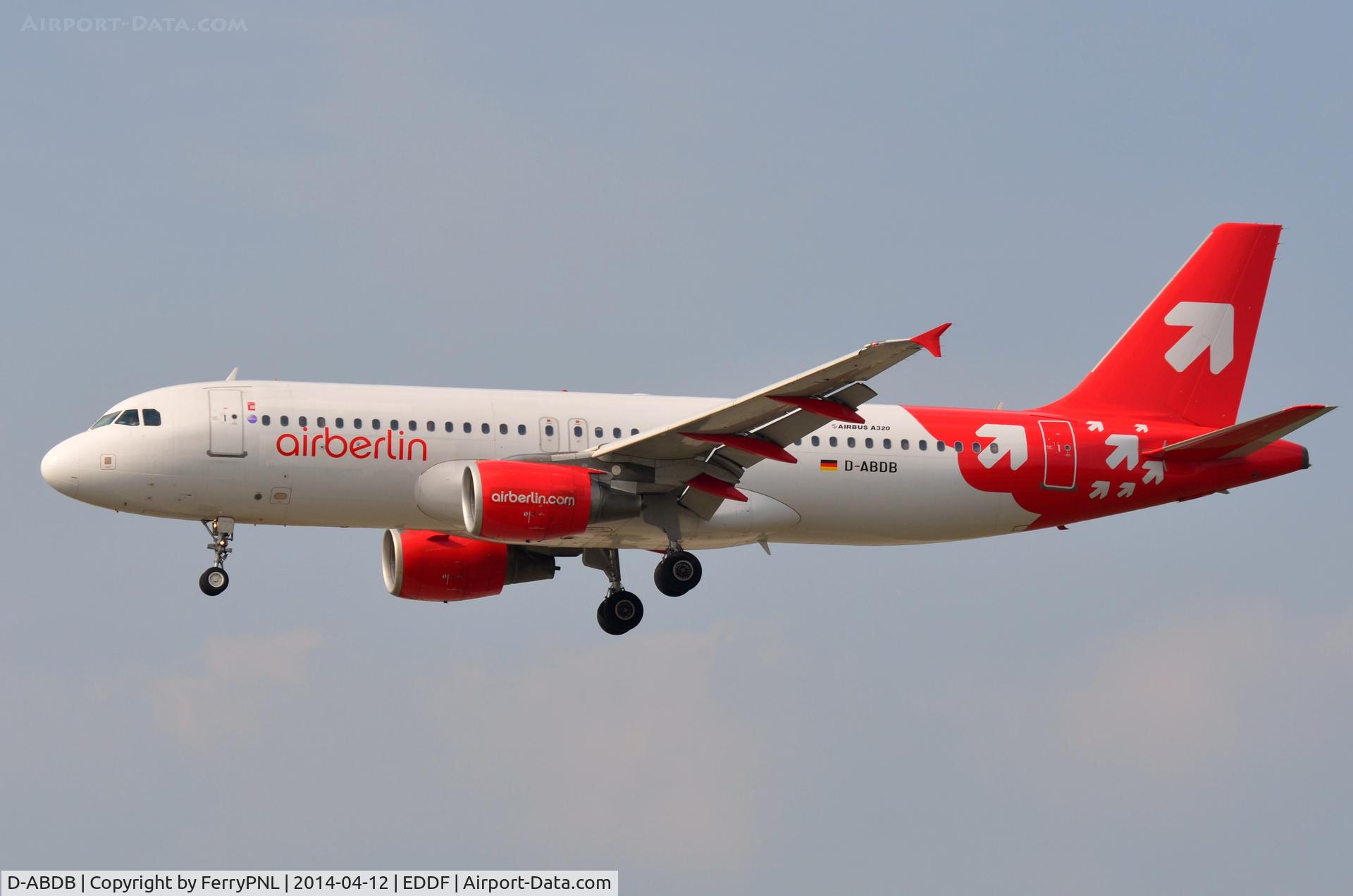 D-ABDB, 2005 Airbus A320-214 C/N 2619, Air Berlin A320 in hybrid OLT Express colours