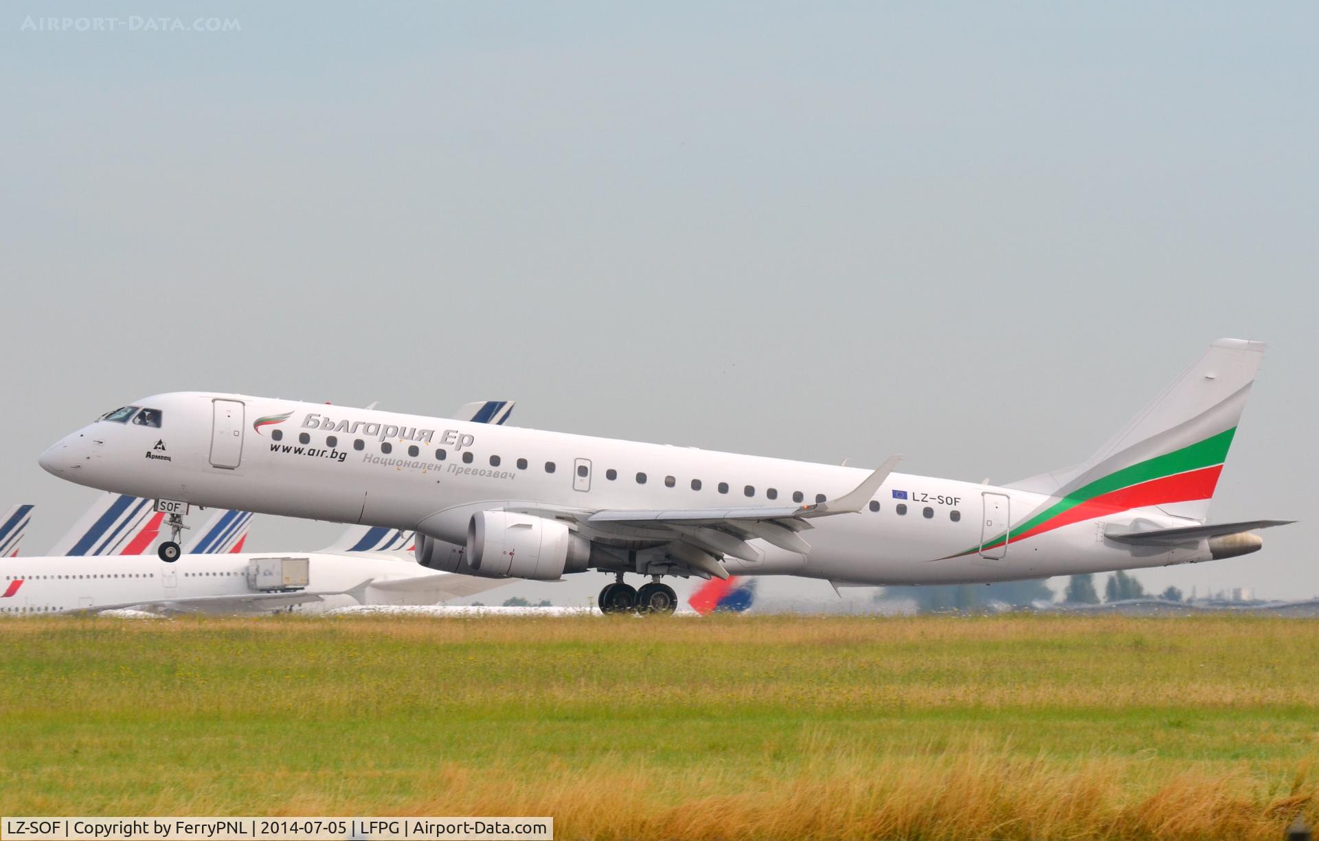 LZ-SOF, 2012 Embraer 190AR (ERJ-190-100IGW) C/N 19000492, ABG ERJ190 landing