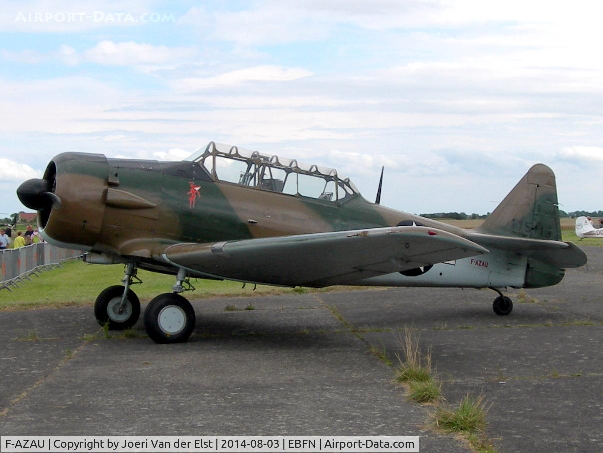 F-AZAU, 1951 North American T-6G Texan C/N 182-800, Fly-in Koksijde 2014