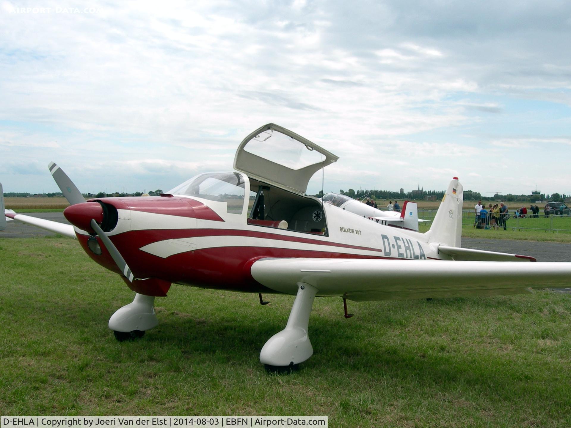 D-EHLA, 1963 Bolkow Bo-207 C/N 273, Fly-in Koksijde 2014