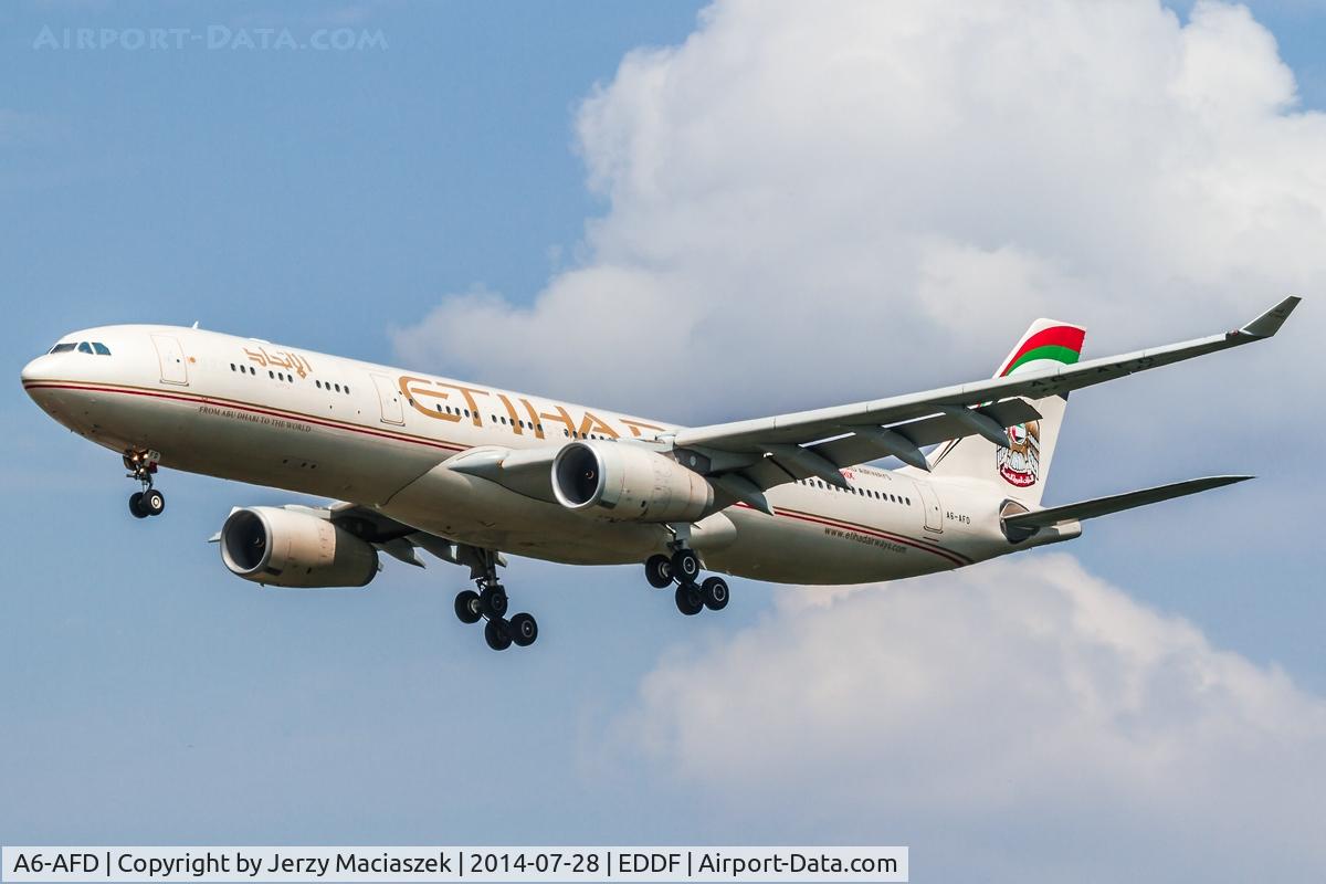 A6-AFD, 2011 Airbus A330-343X C/N 1205, Airbus A330-343X