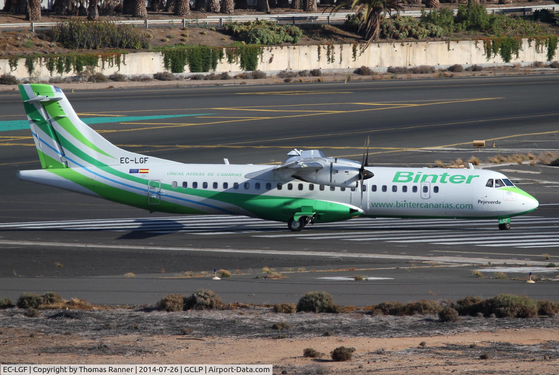 EC-LGF, 2010 ATR 72-212A C/N 907, Binter ATR72