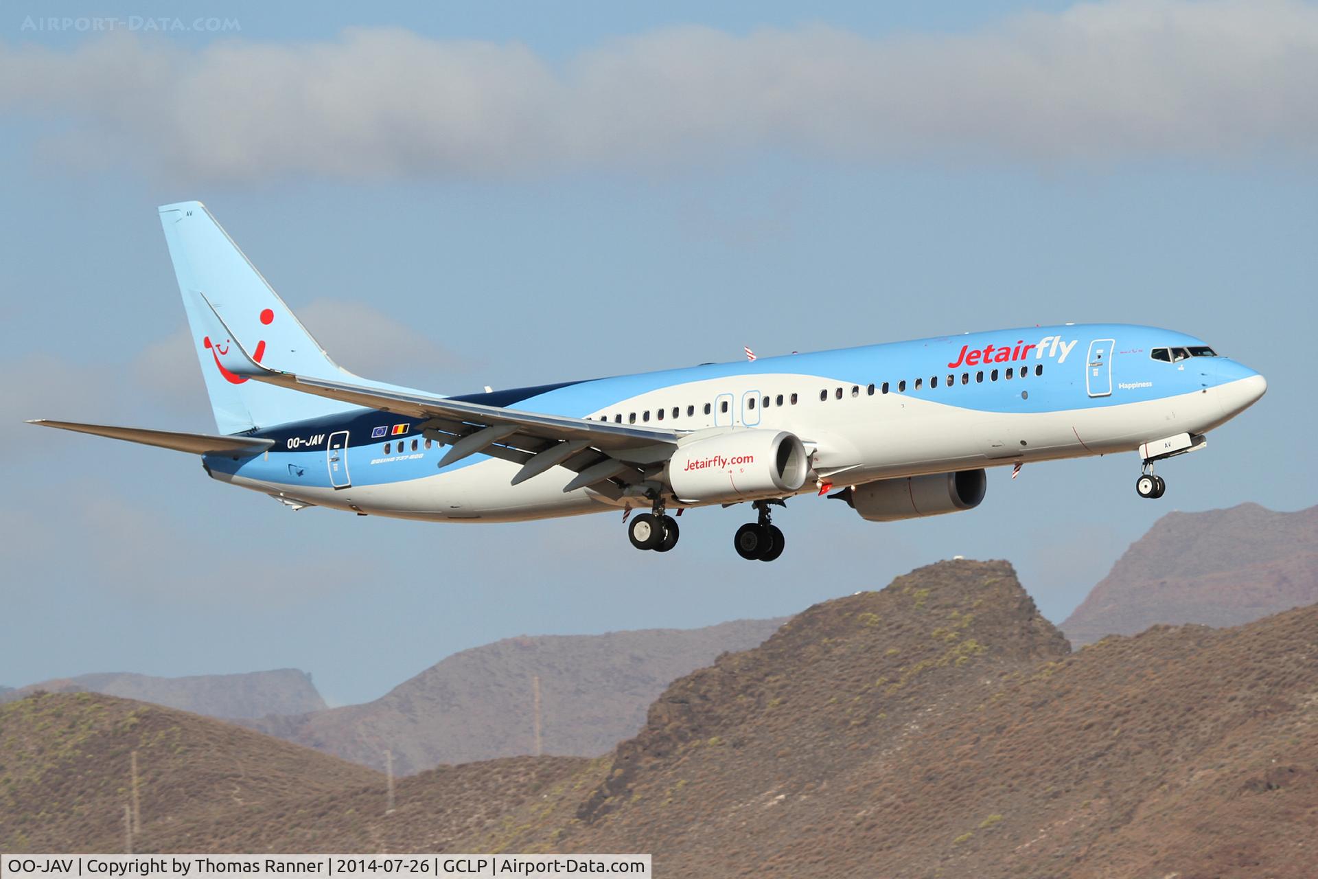 OO-JAV, 2013 Boeing 737-8K5 C/N 40943, Jetairfly B737