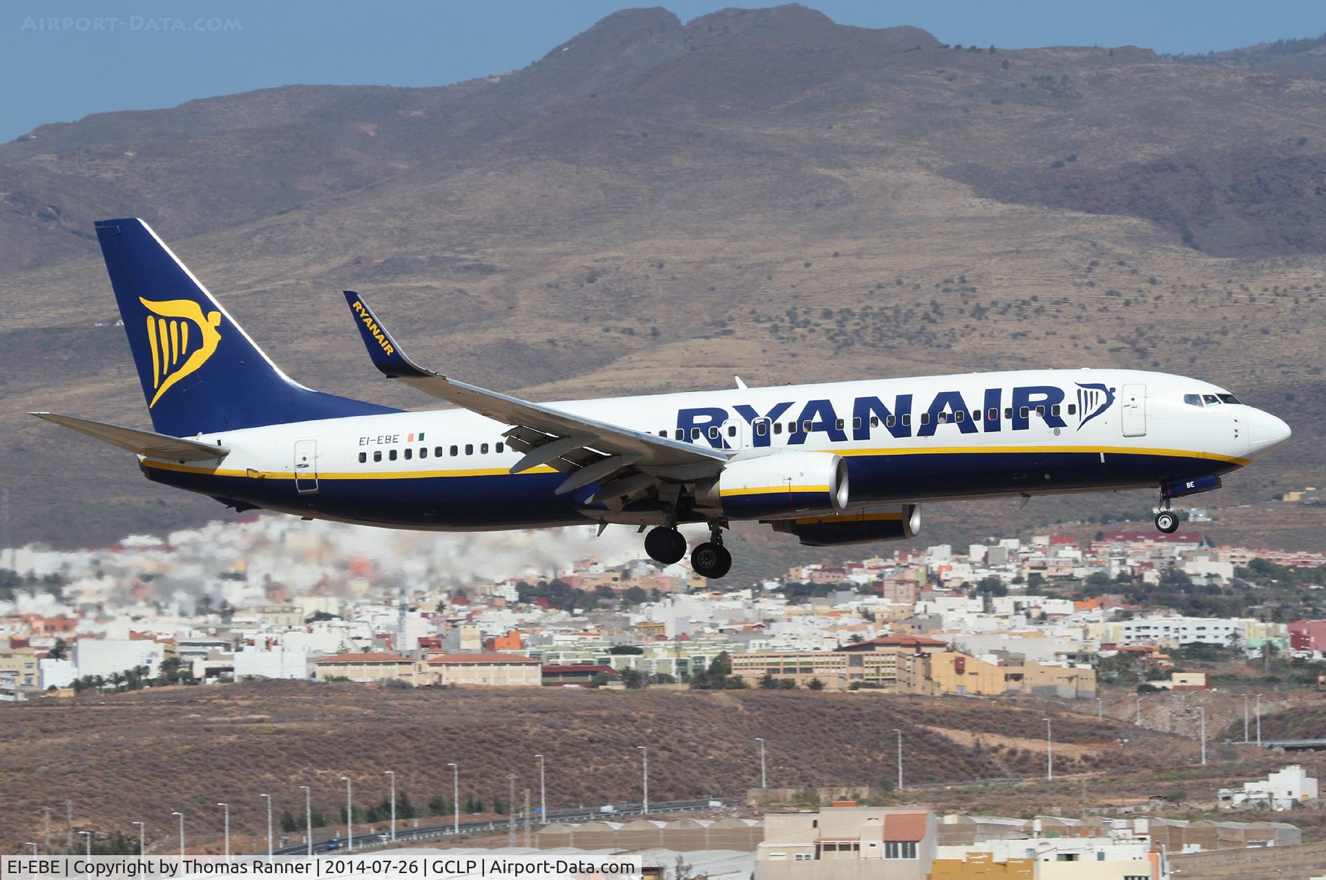 EI-EBE, 2009 Boeing 737-8AS C/N 37523, Ryanair B737