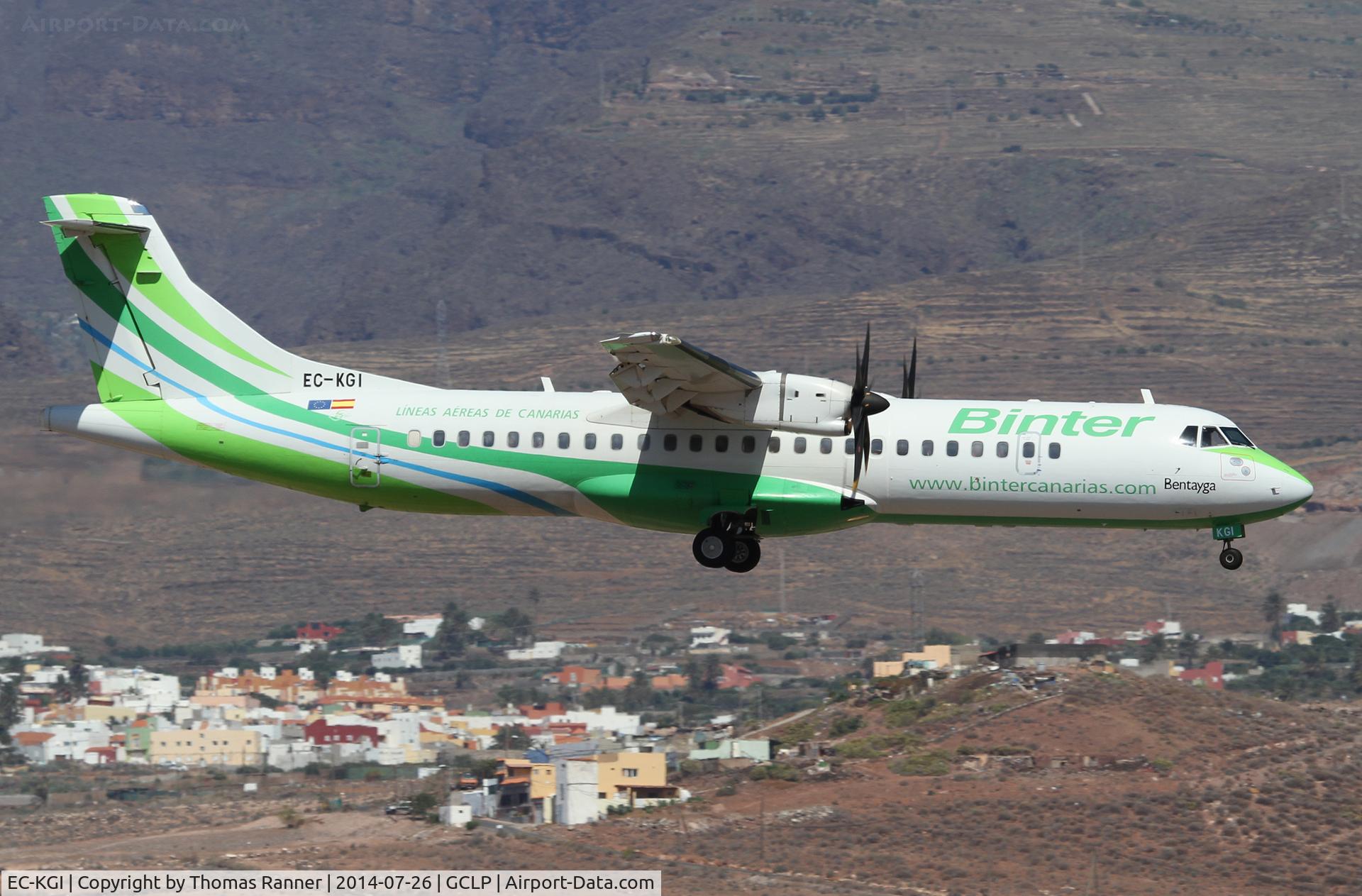 EC-KGI, 2007 ATR 72-212A C/N 752, Binter ATR72