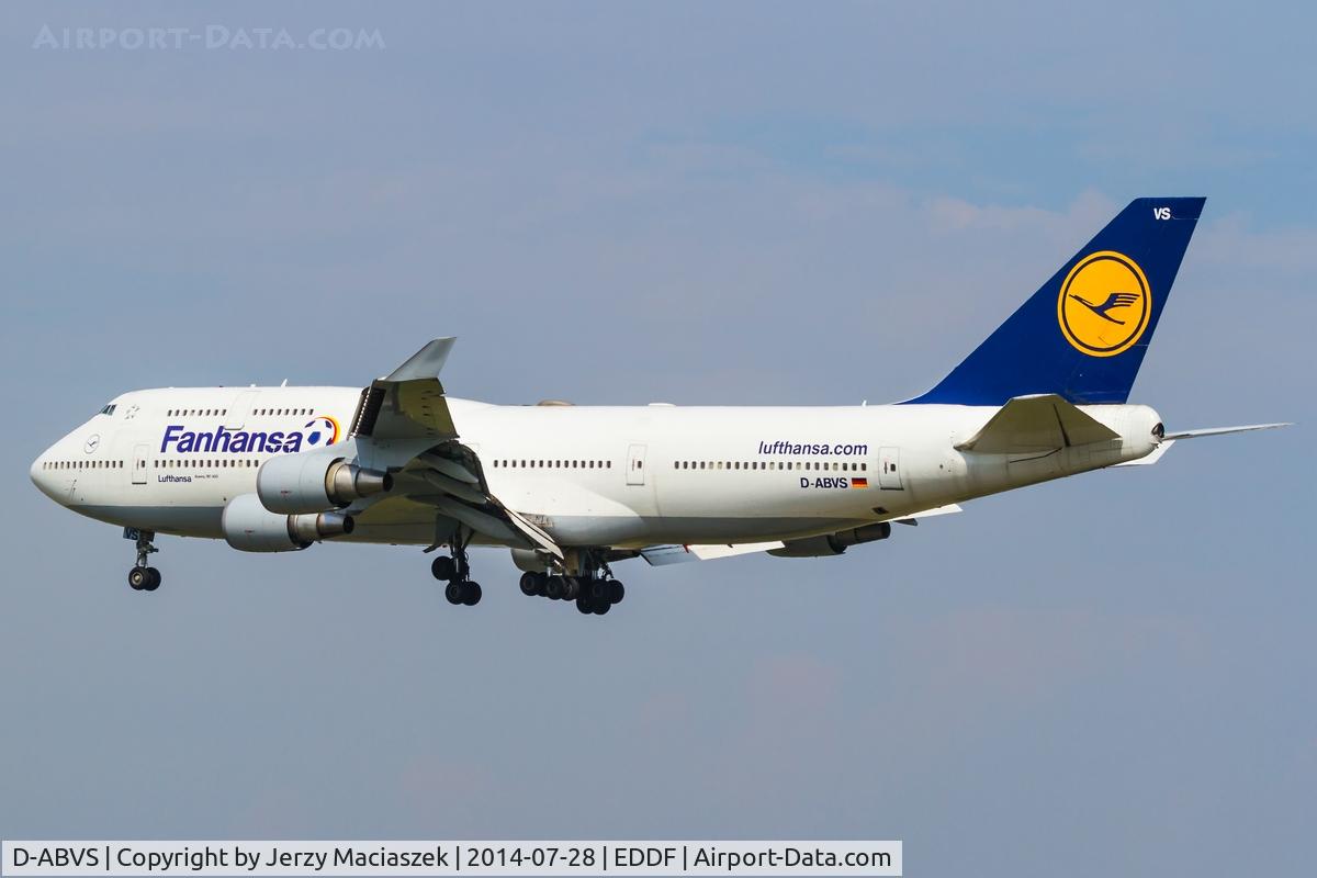 D-ABVS, 1997 Boeing 747-430 C/N 28286, Boeing 747-430,