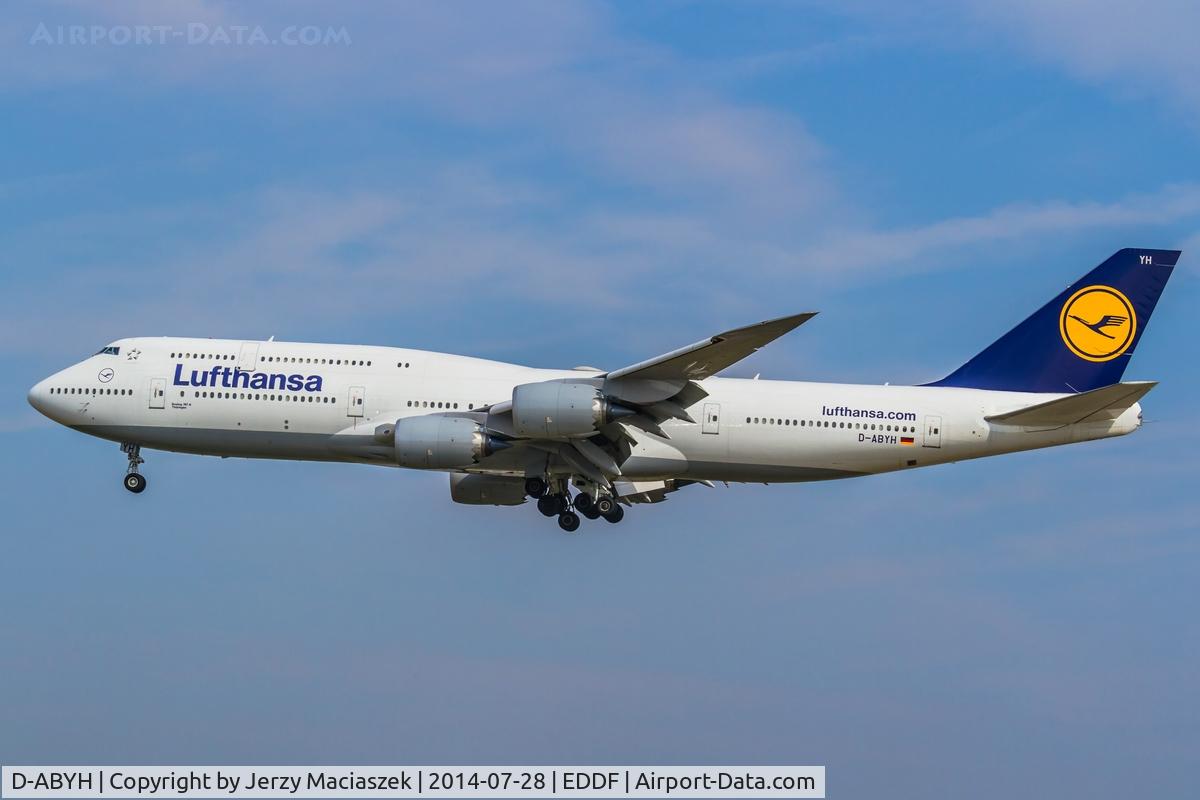 D-ABYH, 2013 Boeing 747-830 C/N 37832, Boeing 747-830