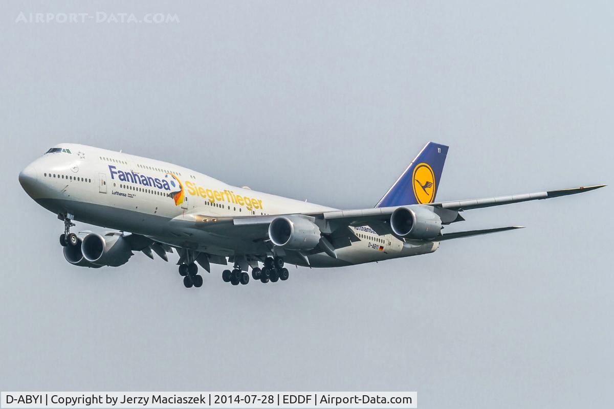 D-ABYI, 2013 Boeing 747-830 C/N 37833, Boeing 747-830,