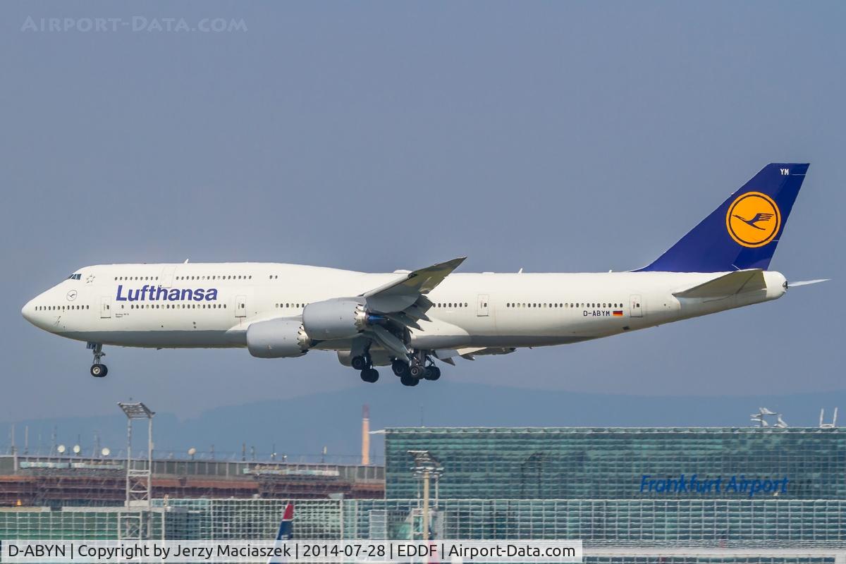 D-ABYN, 2014 Boeing 747-830 C/N 37838, Boeing 747-830,