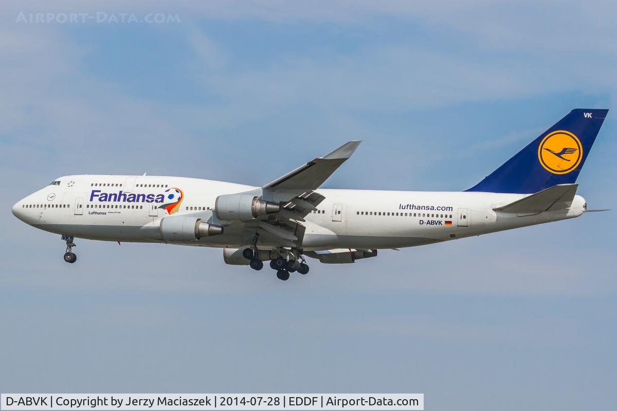 D-ABVK, 1991 Boeing 747-430 C/N 25046, Boeing 747-430