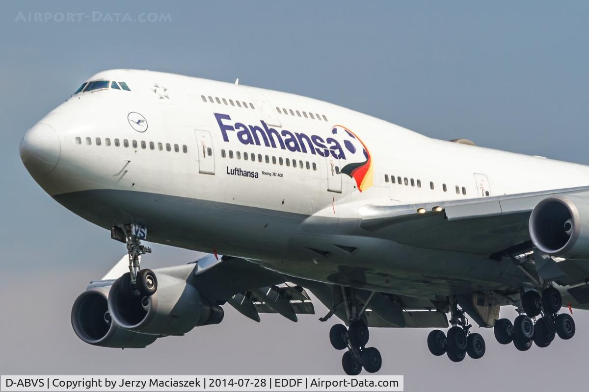 D-ABVS, 1997 Boeing 747-430 C/N 28286, Boeing 747-430