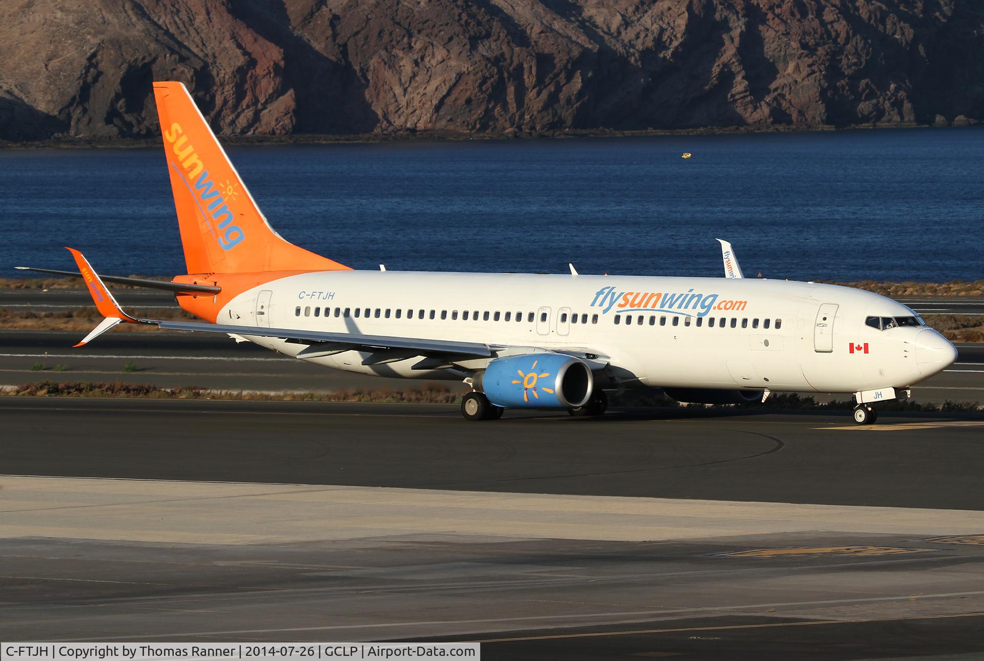 C-FTJH, 2007 Boeing 737-8BK C/N 29642, Sunwing B737