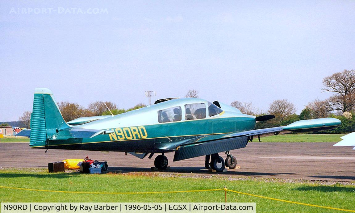 N90RD, 1968 Navion Rangemaster H C/N NAV-4-2519, Navion Rangemaster H [NAV-4-2519] North Weald~G 05/05/1996