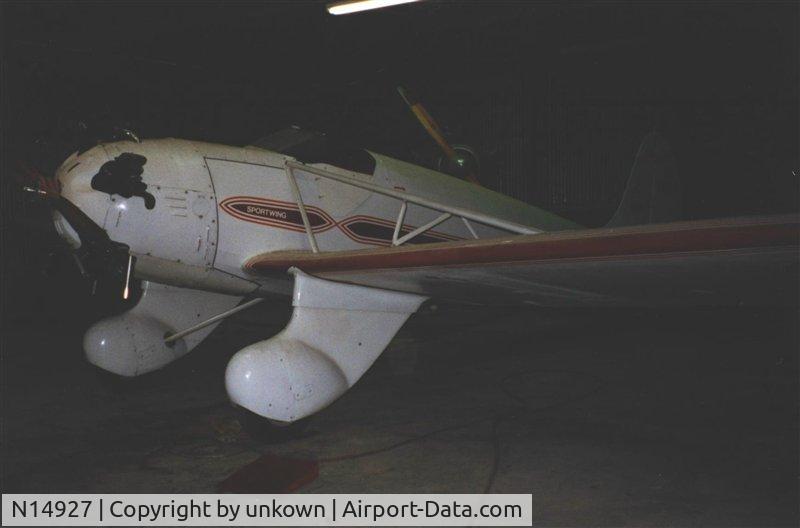 N14927, Kinner SPORTWING B-2 C/N 148, Sportwing
