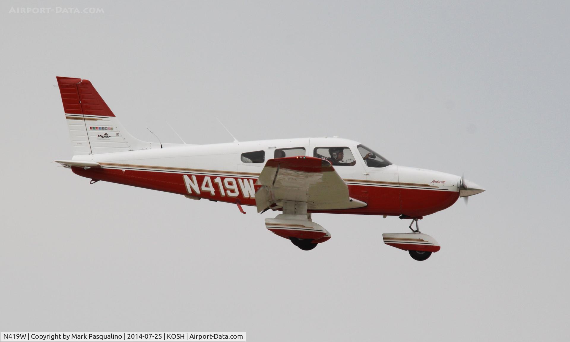 N419W, 1995 Piper PA-28-181 C/N 2843001, Piper PA-28-181