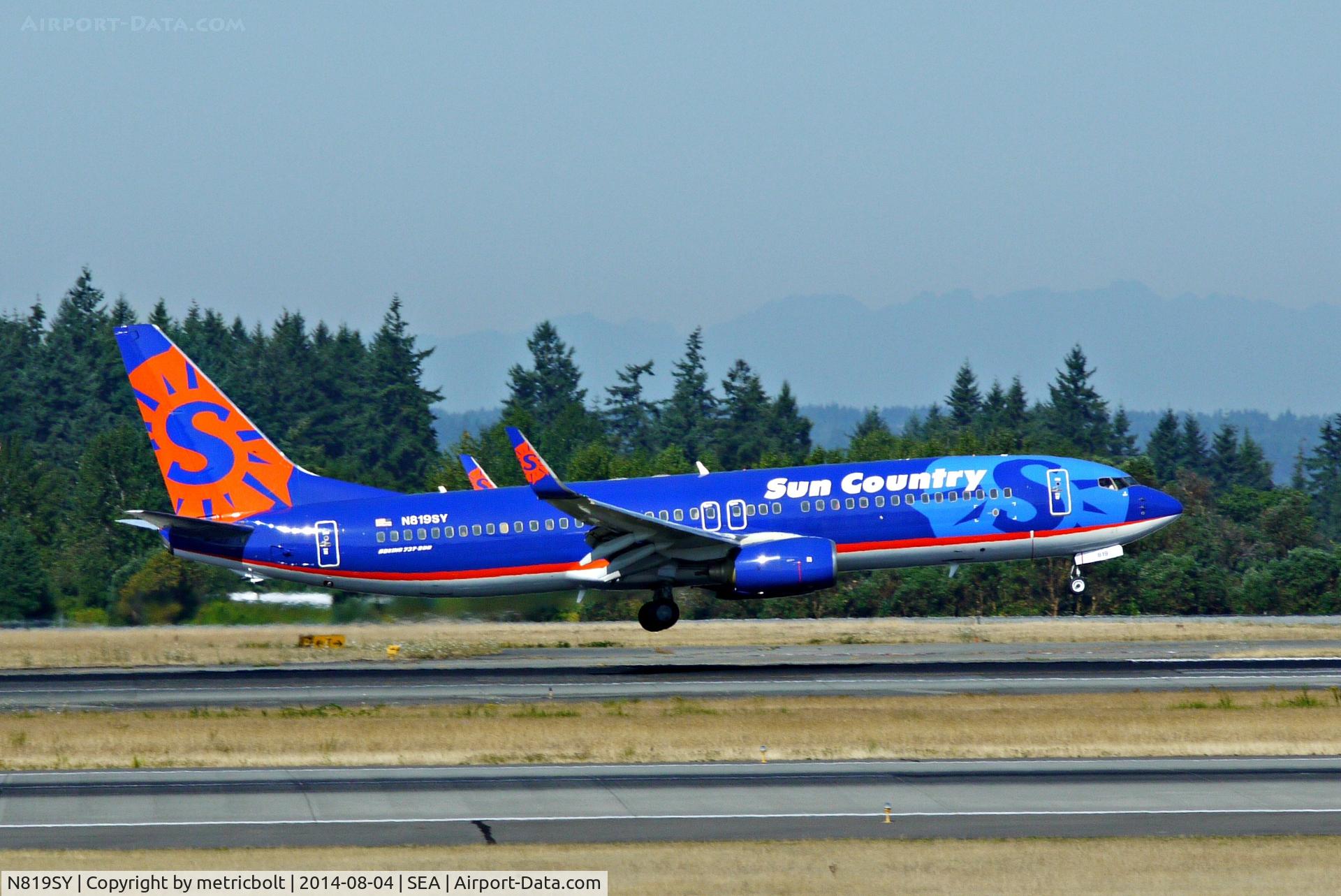 N819SY, 2006 Boeing 737-86N C/N 34254, Departure from SeaTac