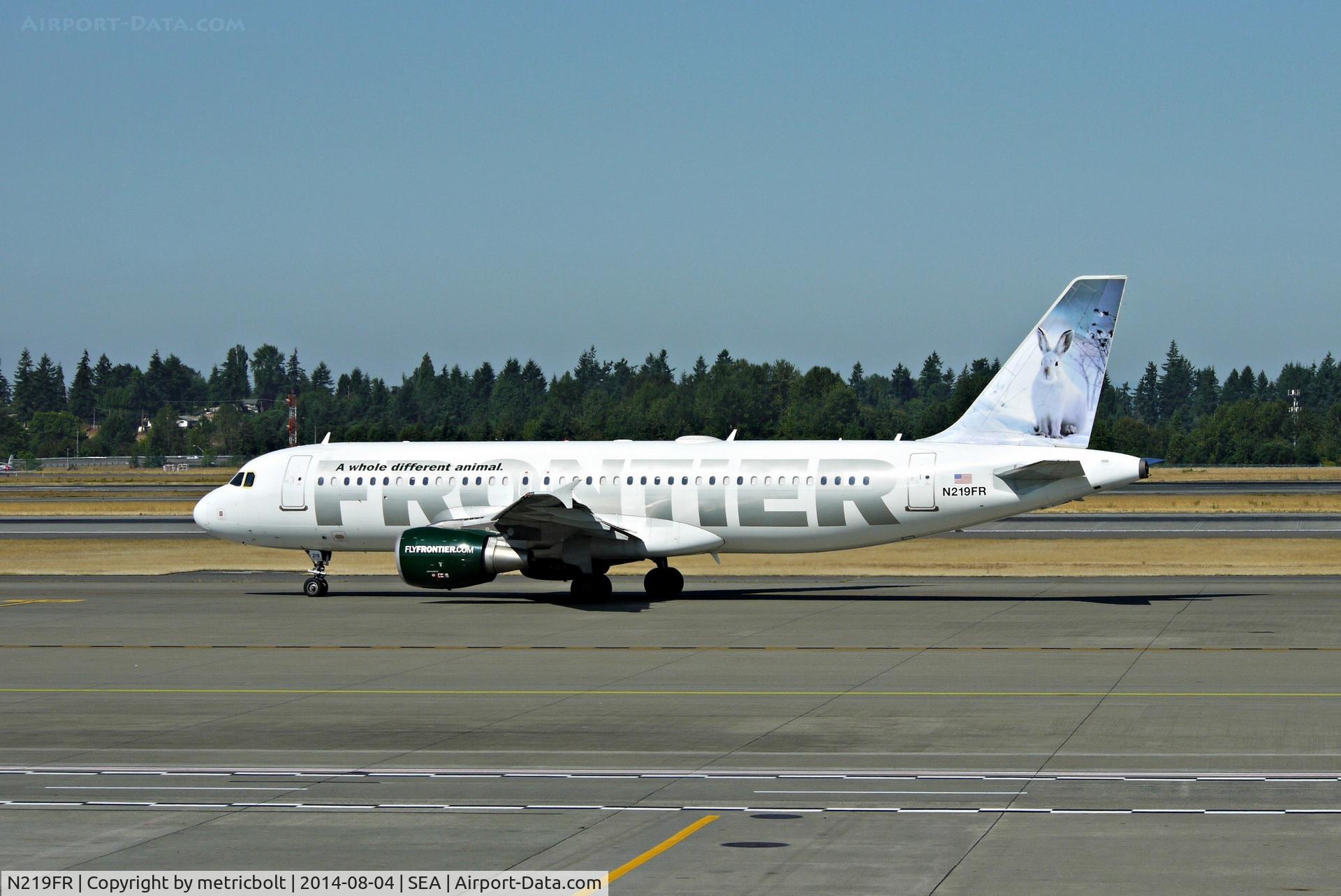 N219FR, 2002 Airbus A320-214 C/N 1860, 