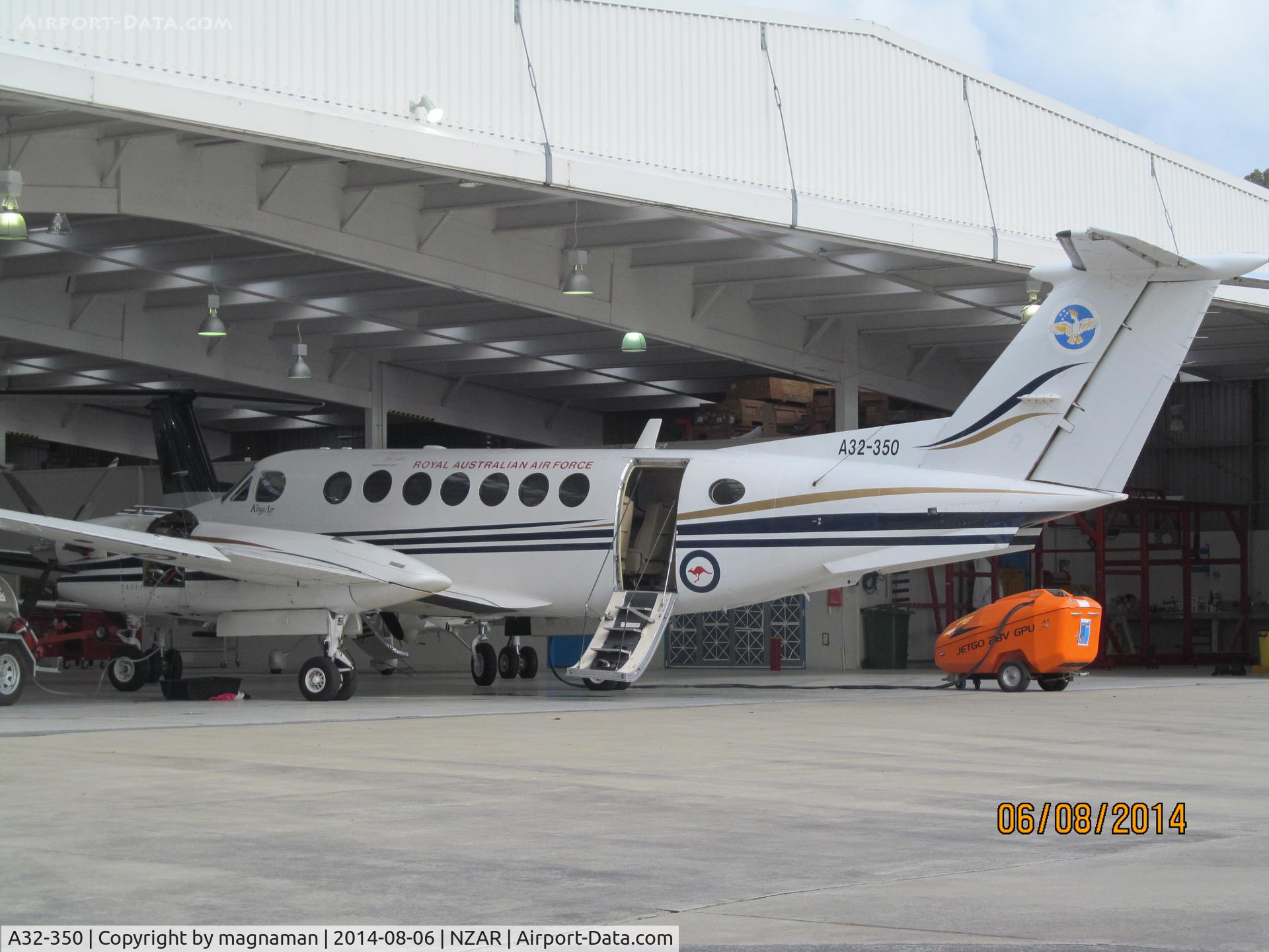 A32-350, 2003 Beech Super King Air 350 C/N FL-350, At Hawker Pacific - Ardmore.