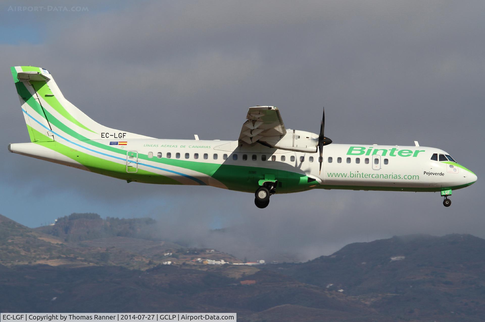 EC-LGF, 2010 ATR 72-212A C/N 907, Binter ATR72