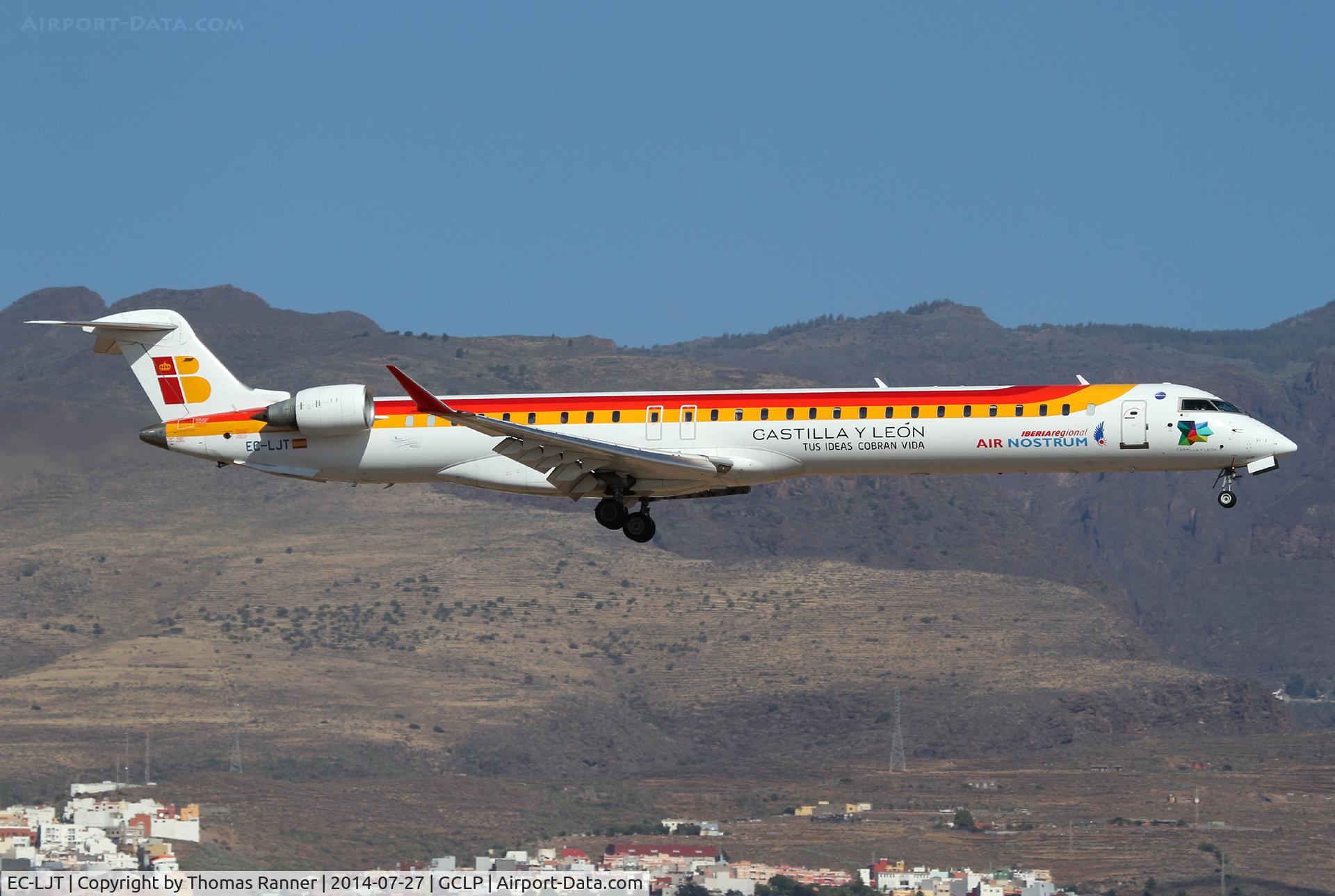 EC-LJT, 2010 Bombardier CRJ-1000ER NG (CL-600-2E25) C/N 19005, Binter CRJ1000