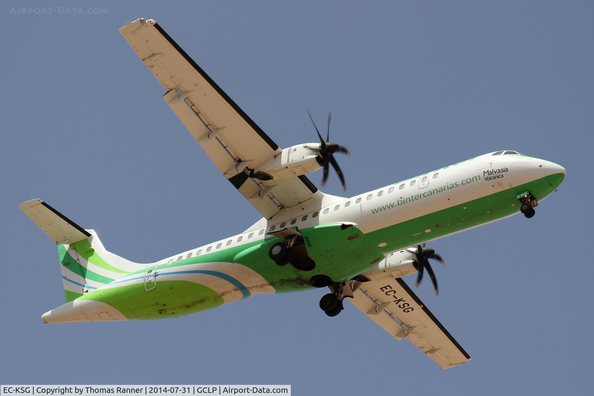 EC-KSG, 2008 ATR 72-212A C/N 796, Binter ATR72
