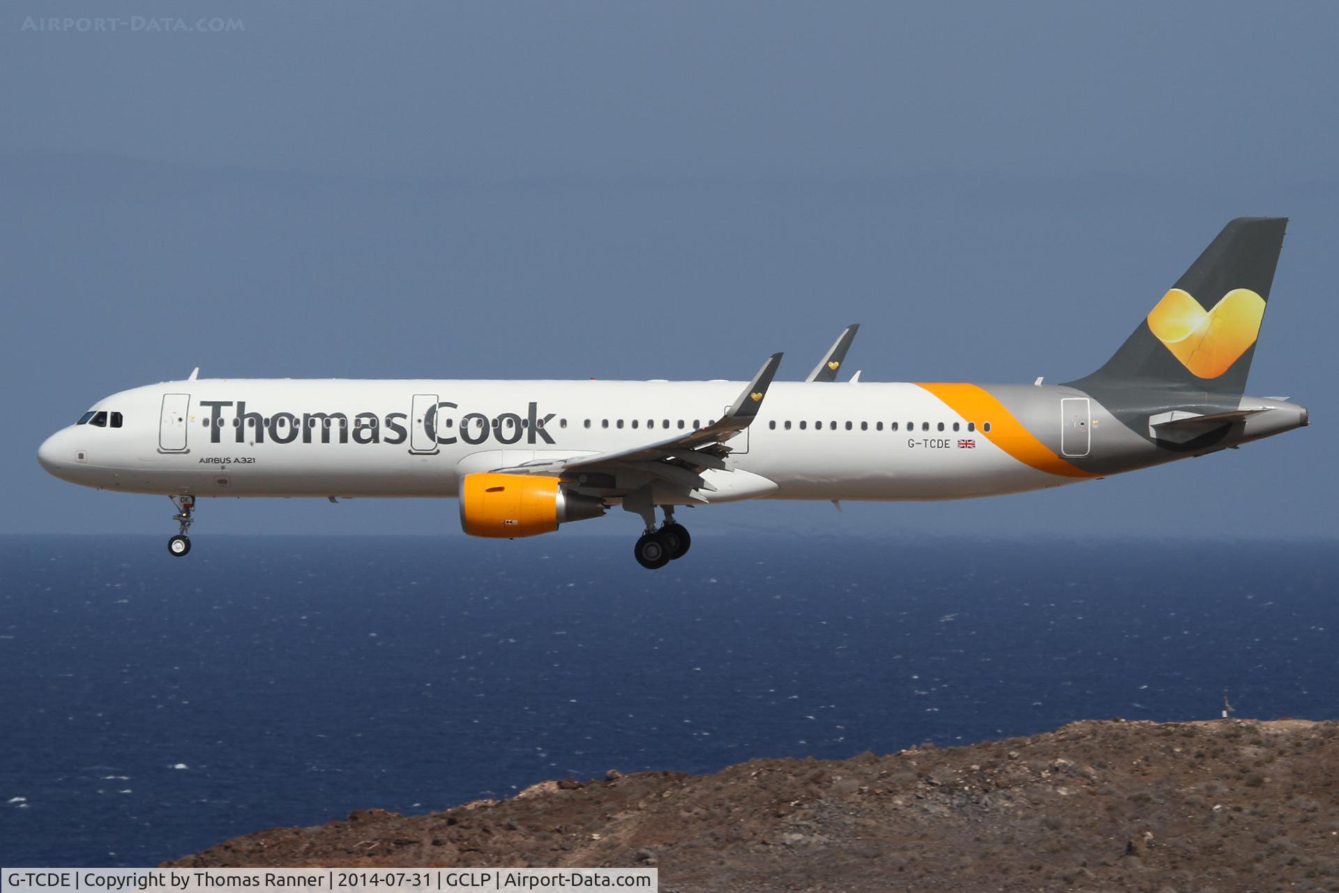 G-TCDE, 2014 Airbus A321-211 C/N 6056, Thomas Cook A321