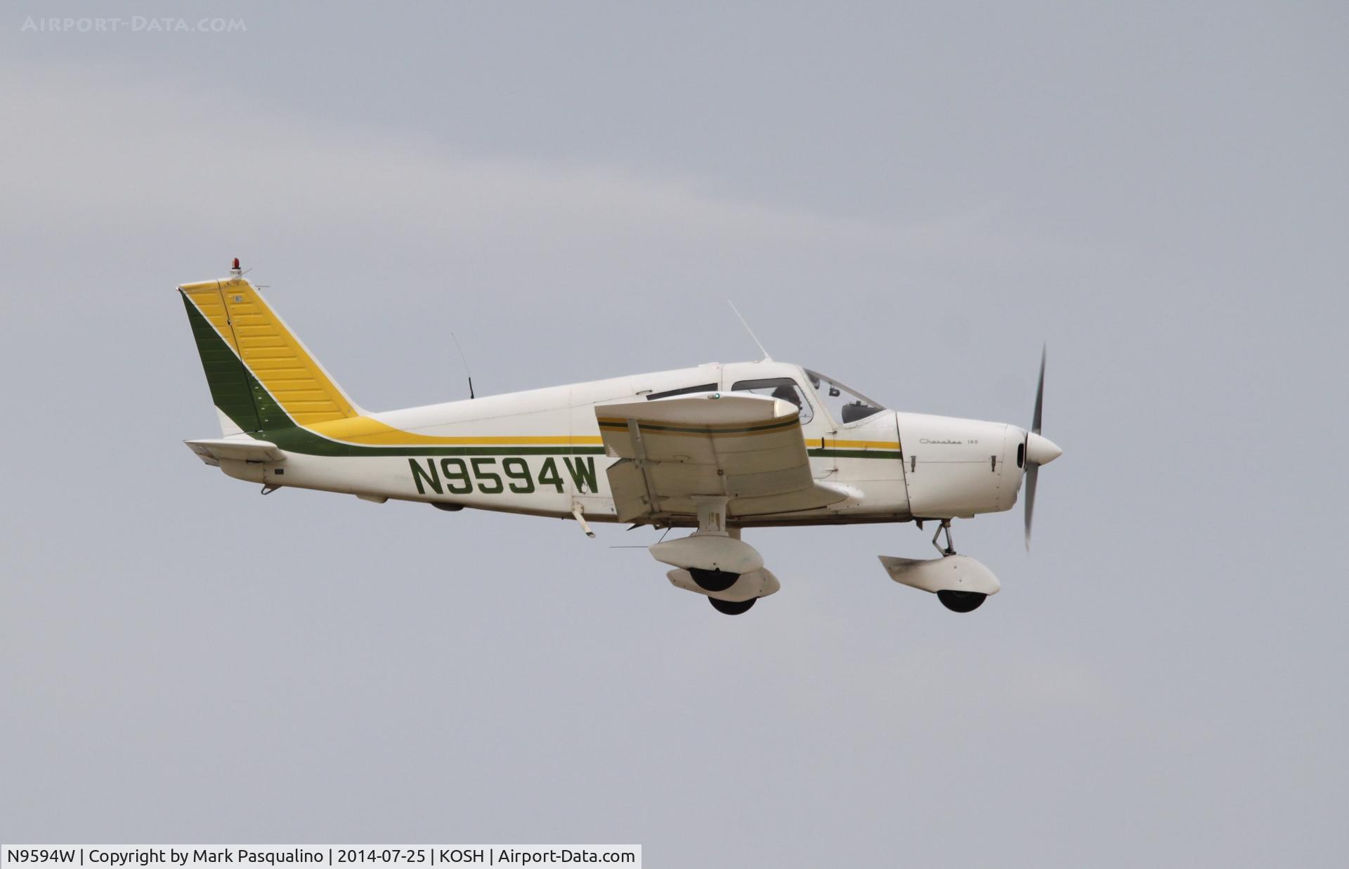 N9594W, 1967 Piper PA-28-140 C/N 28-23044, Piper PA-28-140