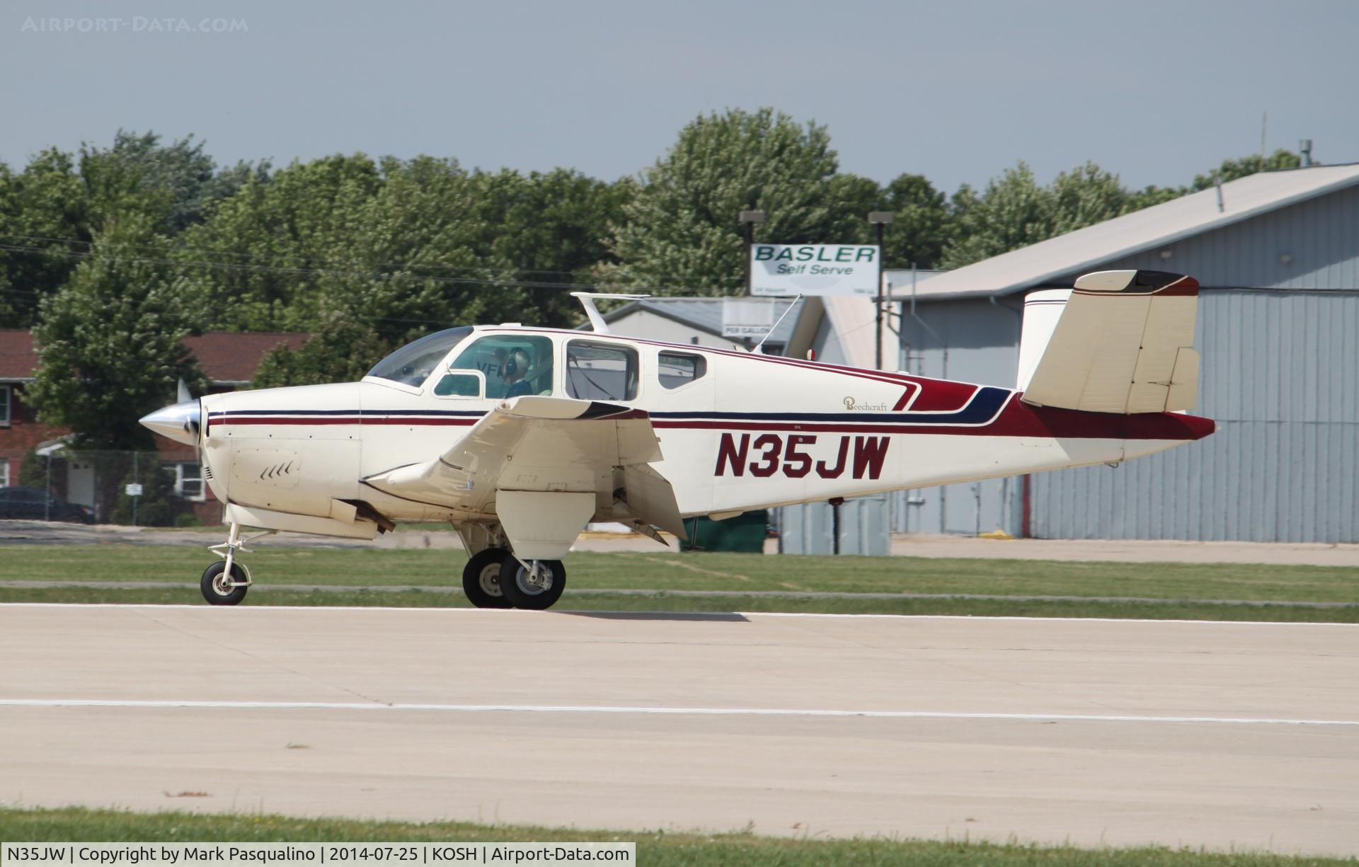 N35JW, 1959 Beech K35 Bonanza C/N D-5872, Beech K35