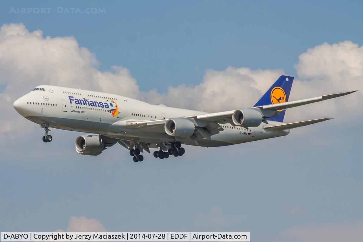 D-ABYO, 2014 Boeing 747-830 C/N 37841, Boeing 747-230F