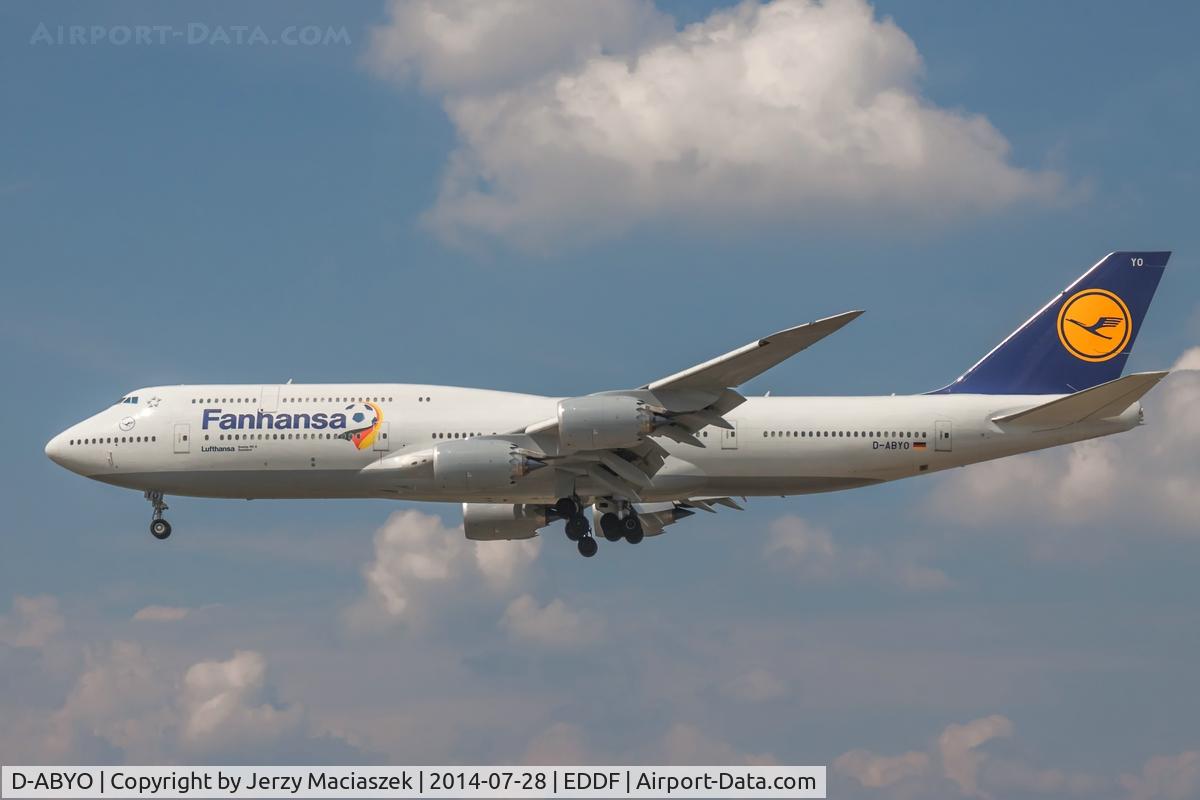 D-ABYO, 2014 Boeing 747-830 C/N 37841, Boeing 747-230F