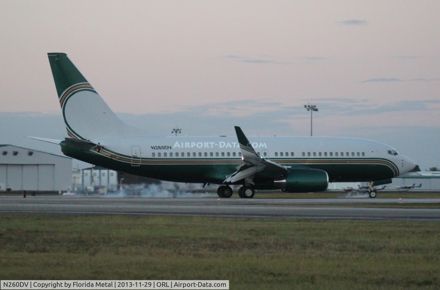 N260DV, 1998 Boeing 737-75T BBJ C/N 29142, Orlando Magic BBJ