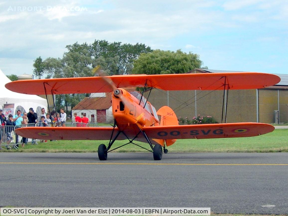 OO-SVG, 1951 Stampe-Vertongen SV-4B C/N 1163, Fly-in Koksijde 2014
