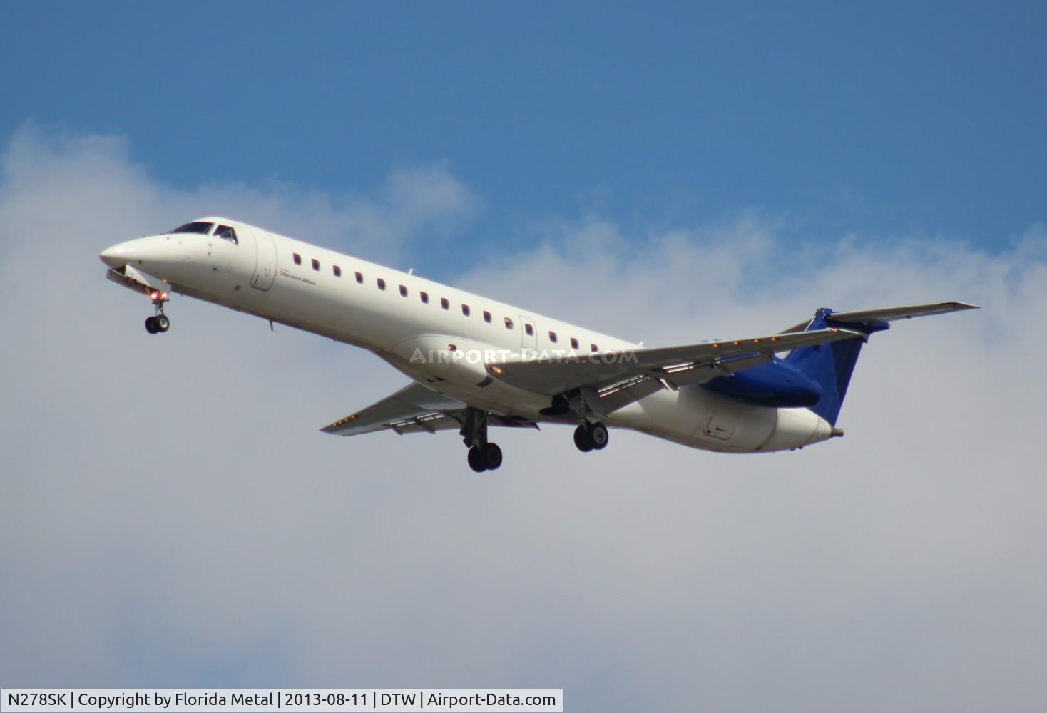 N278SK, 2001 Embraer EMB-145LR C/N 145370, Delta E145LR