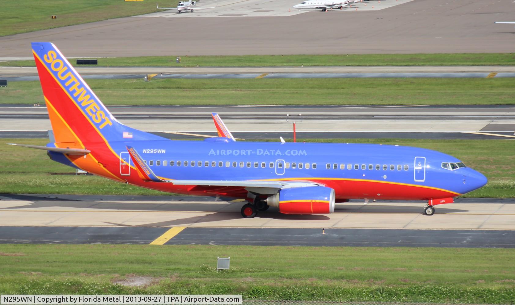 N295WN, 2007 Boeing 737-7H4 C/N 32541, Southwest 737-700