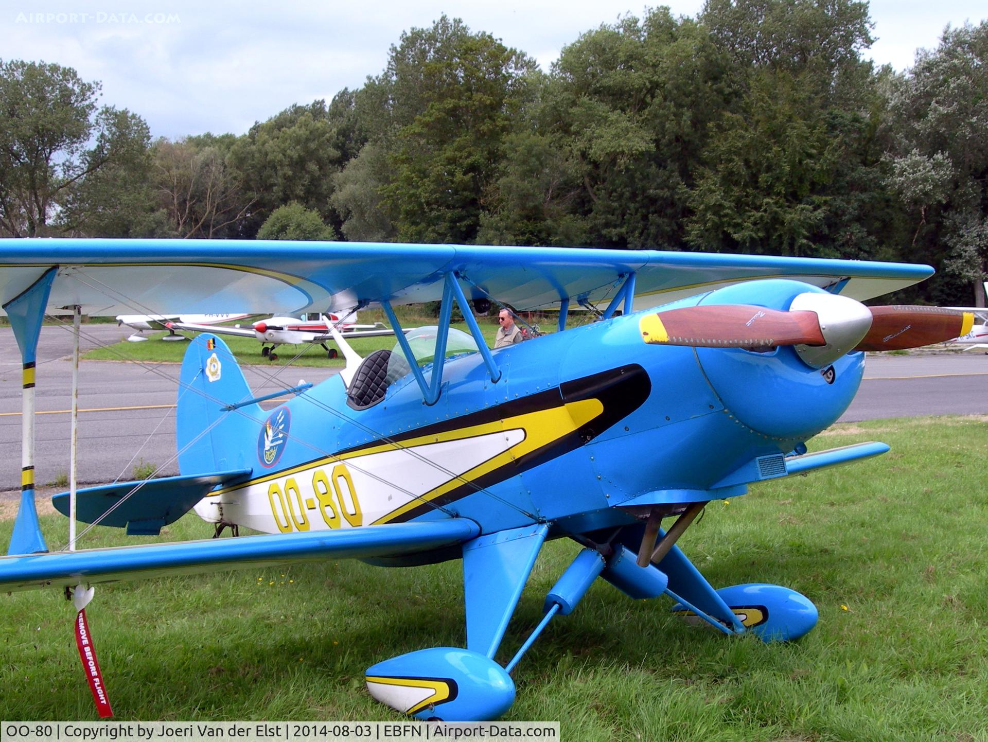OO-80, EAA Acrosport C/N 864, Fly-in Koksijde 2014