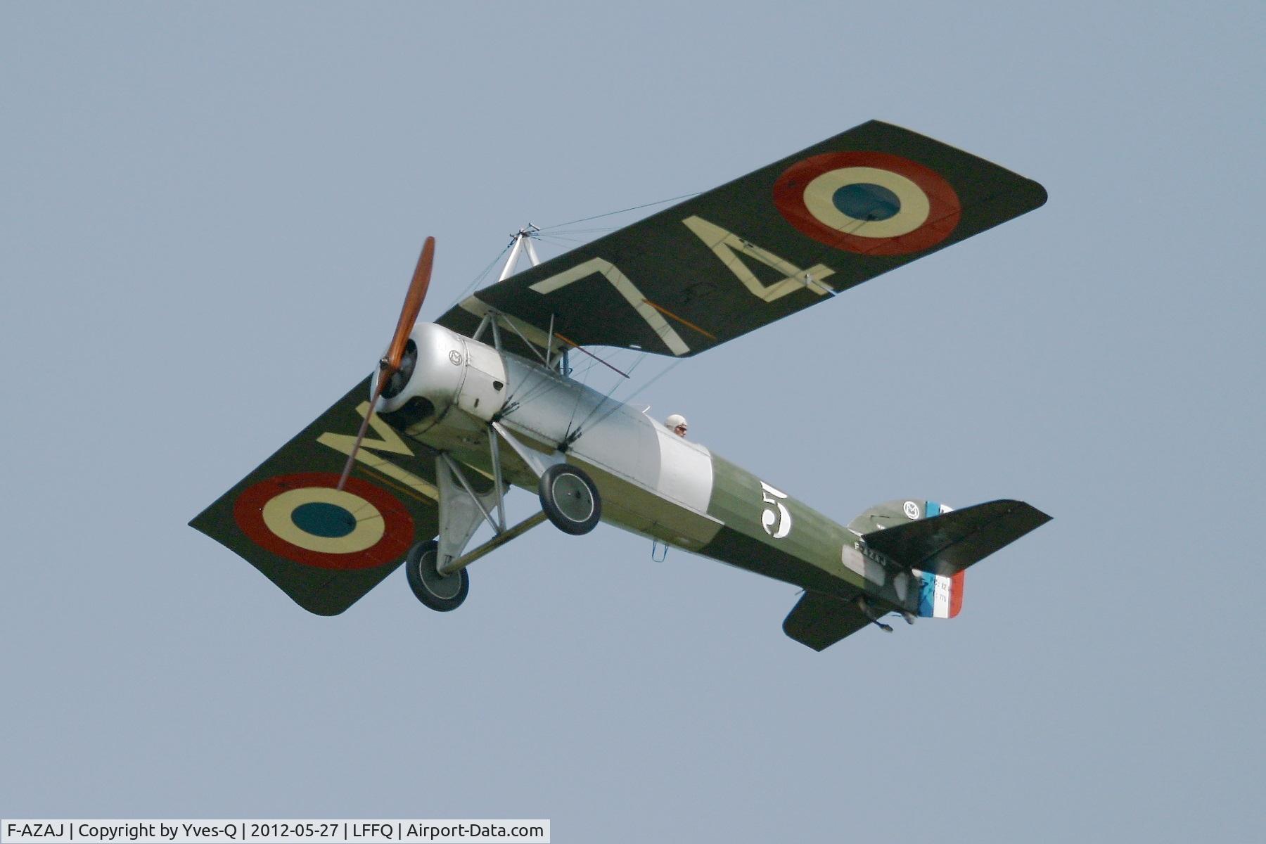F-AZAJ, 1927 Morane-Saulnier MS-138EP-2 C/N 3220/138, Morane-Saulnier MS-138EP-2, La Ferté-Alais Airfield (LFFQ) Air Show 2012
